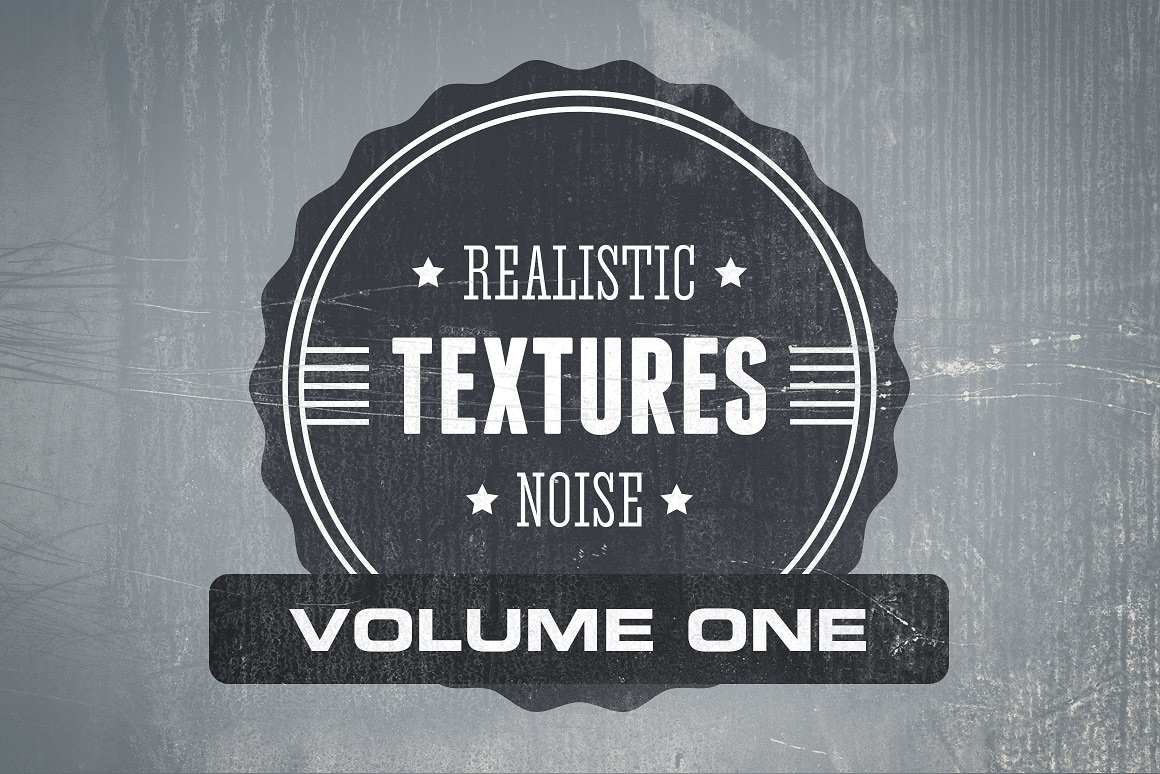 复古叠加纹理设计素材Realistic Noise Text