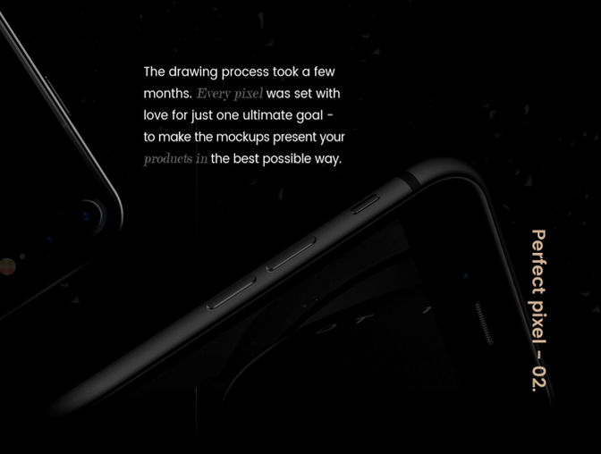 时尚黑色iPhone7和iPhone7 puls手机显示设备