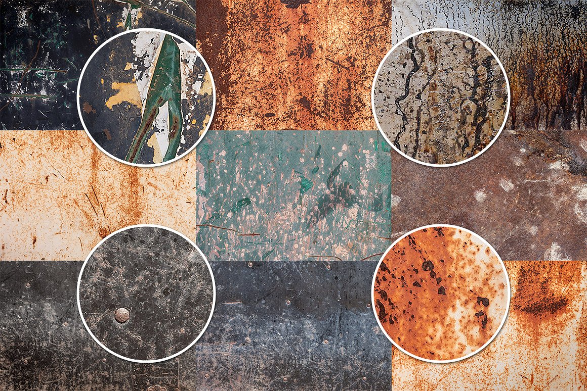 铁锈纹理设计素材Rust Textures Volume 1