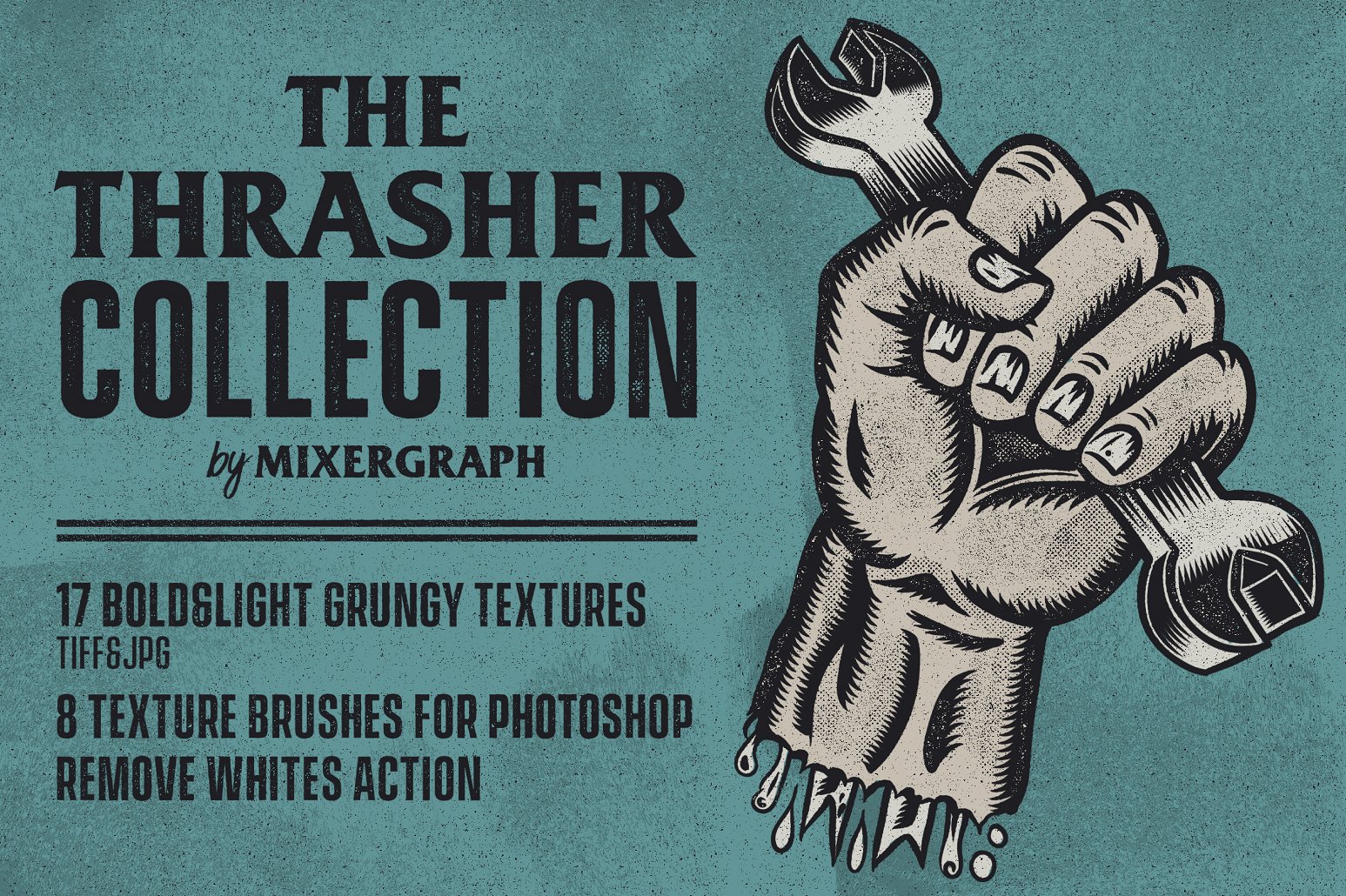 复古纹理设计素材The Thrasher Collectio