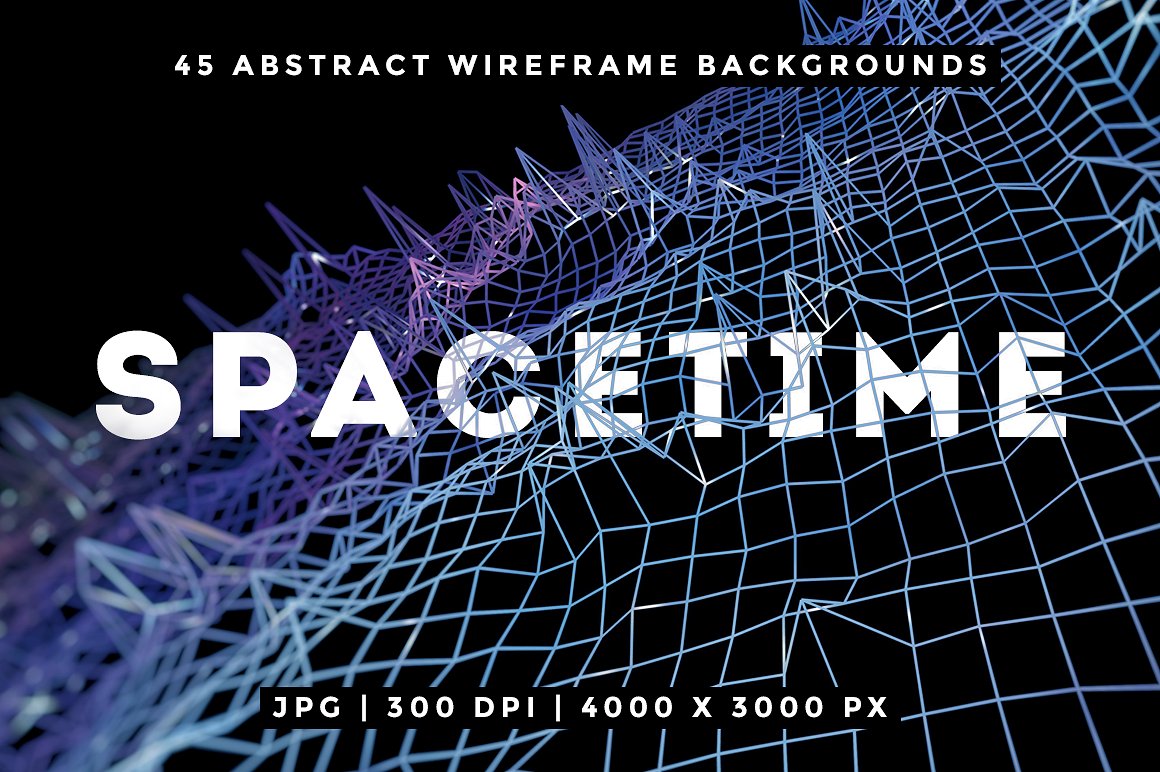 抽象艺术线条纹理设计素材Abstract wireframe