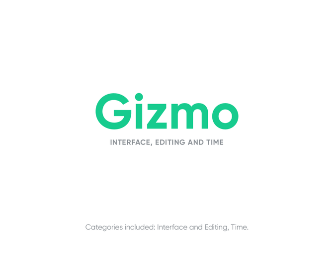 170个界面编辑时间设置矢量图标集Gizmo Interfa