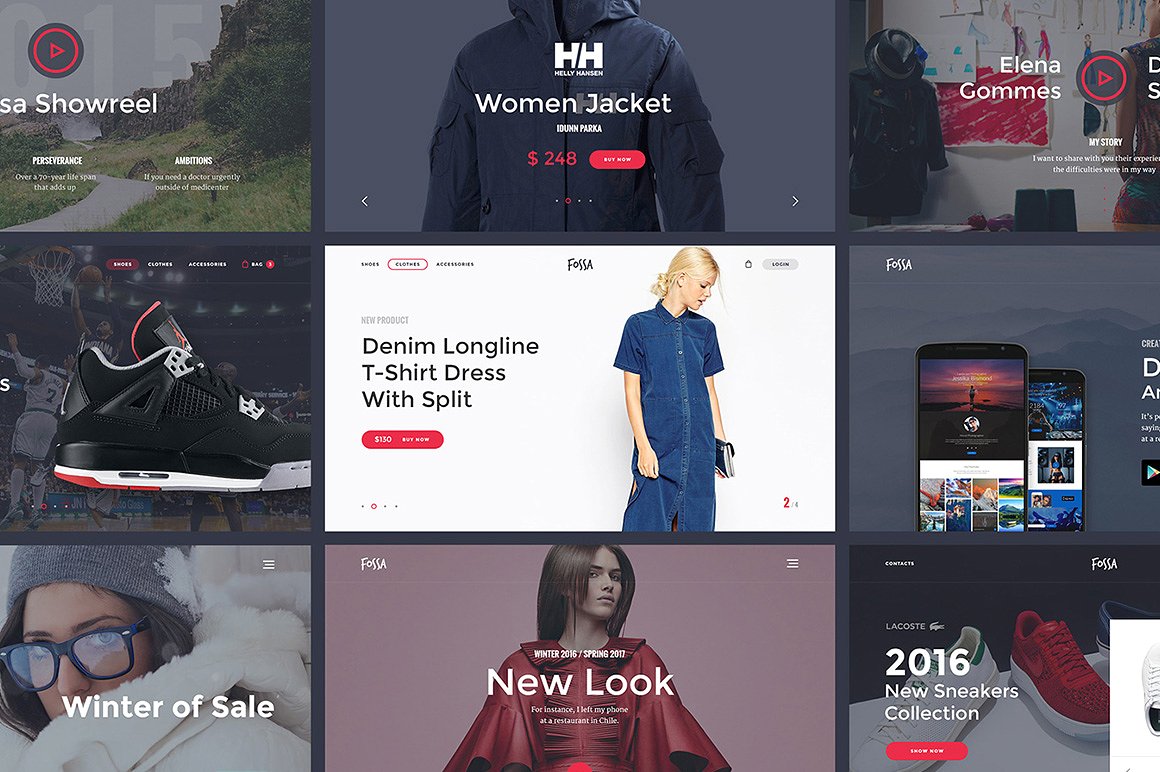 Fossa Ecommerce UI Kit