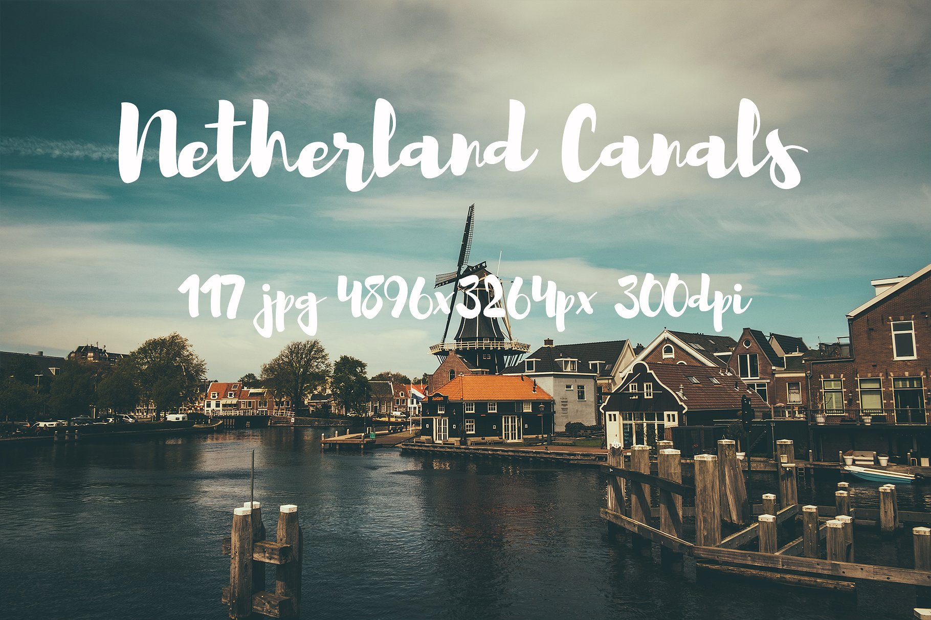 Netherlands canals photo pack