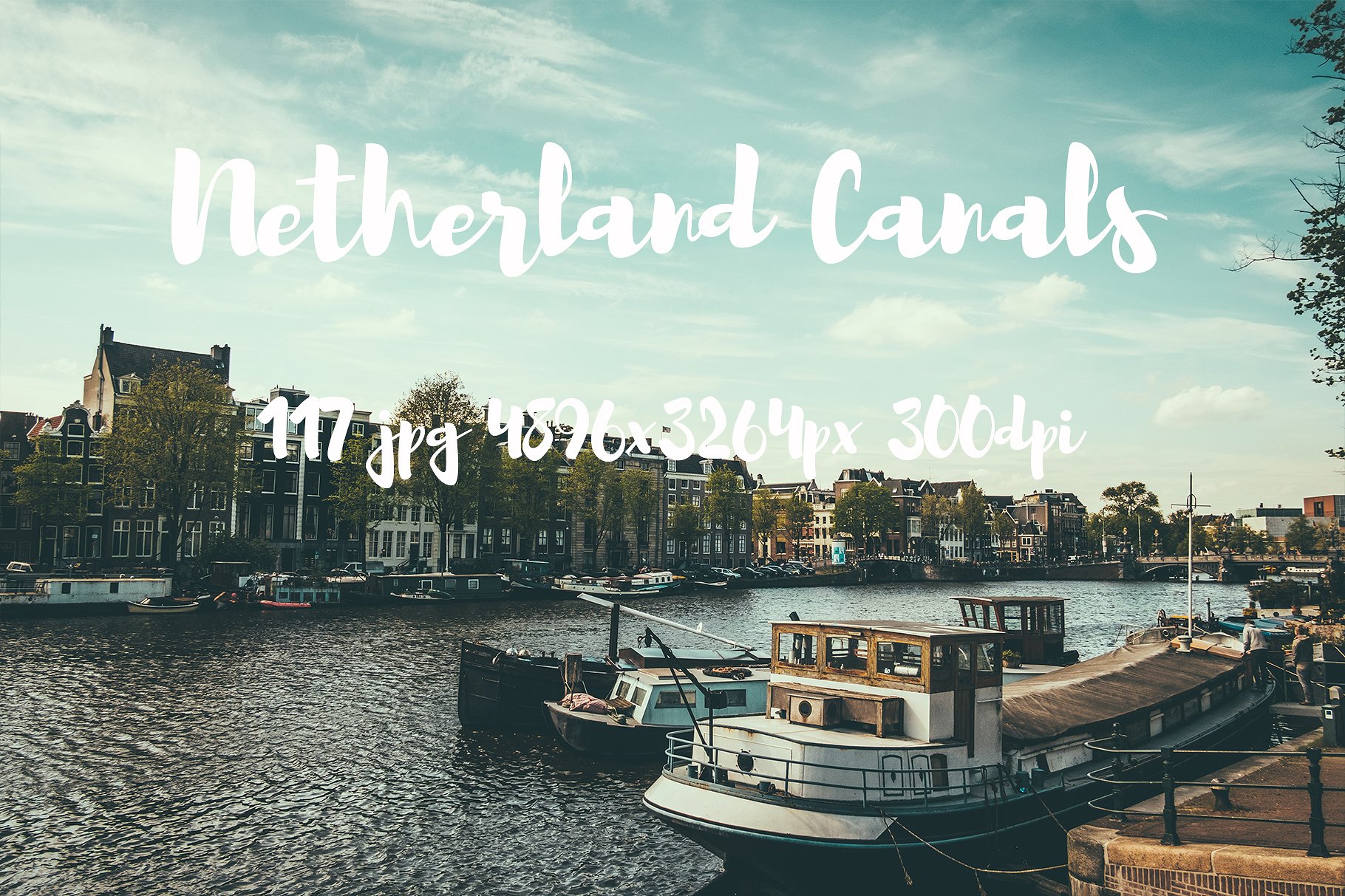 Netherlands canals photo pack