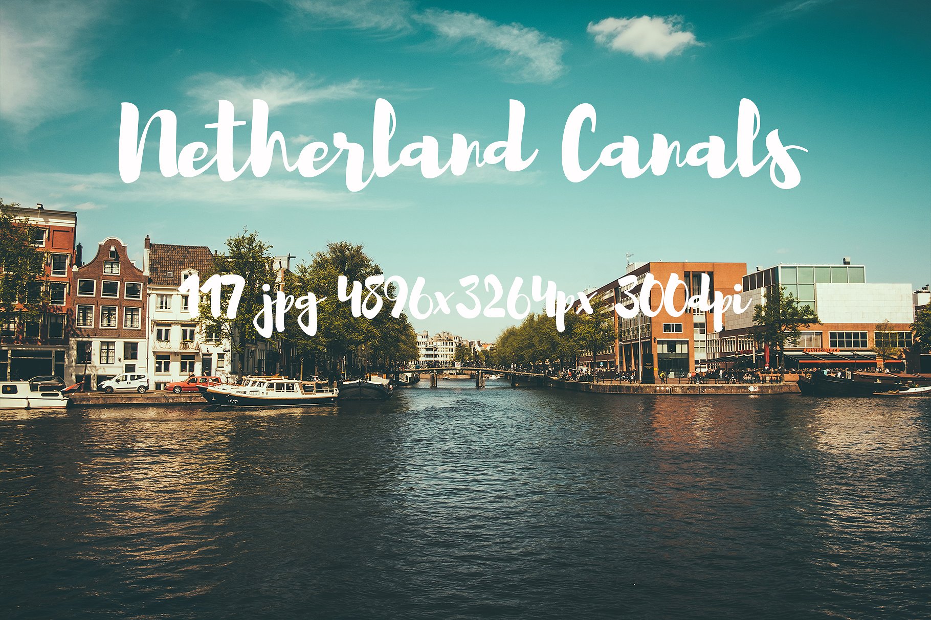 Netherlands canals photo pack