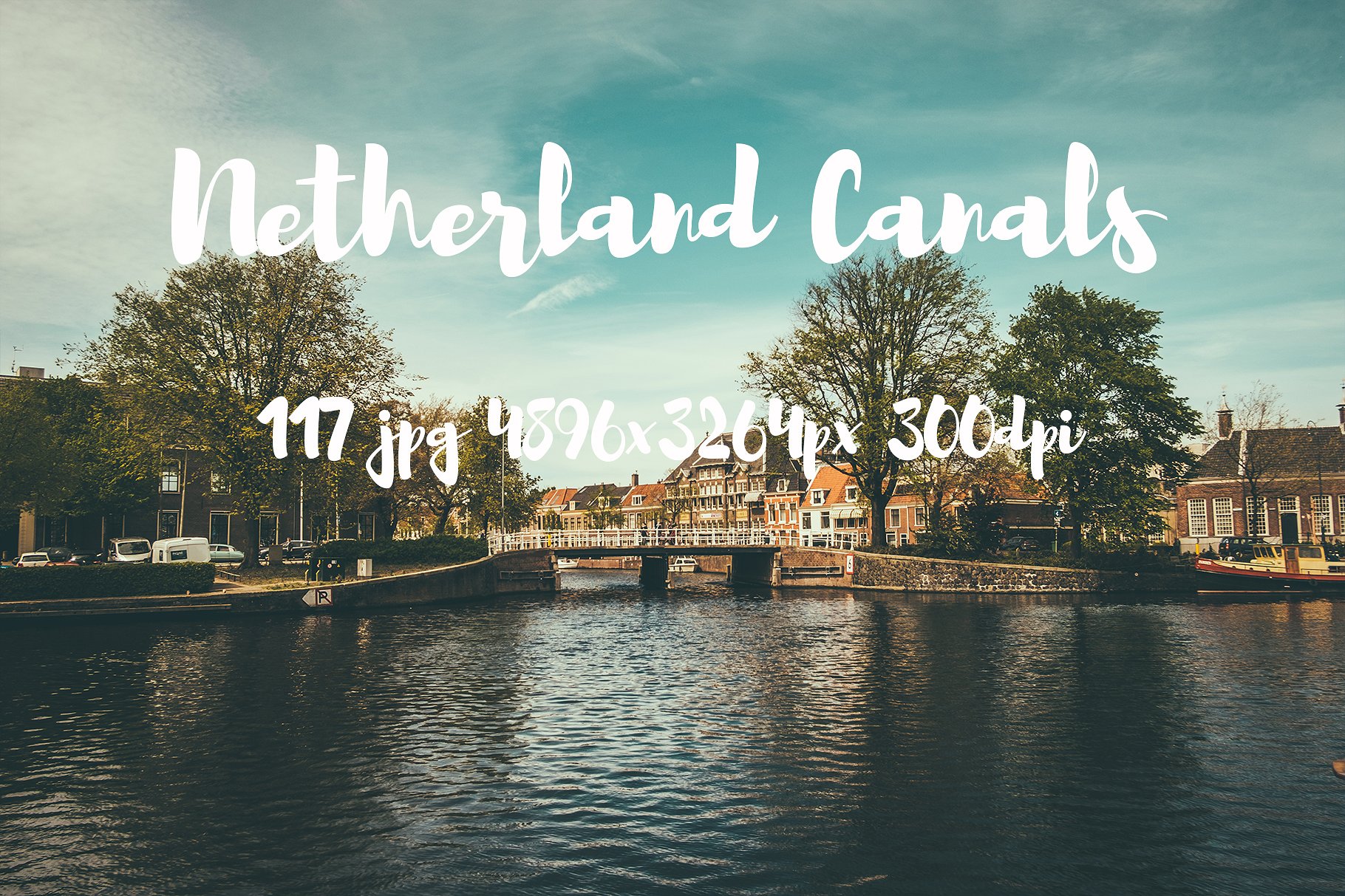 Netherlands canals photo pack