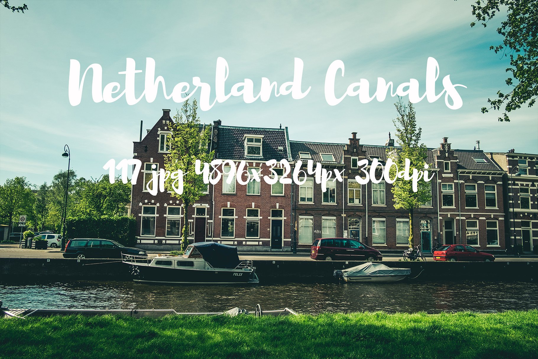 Netherlands canals photo pack