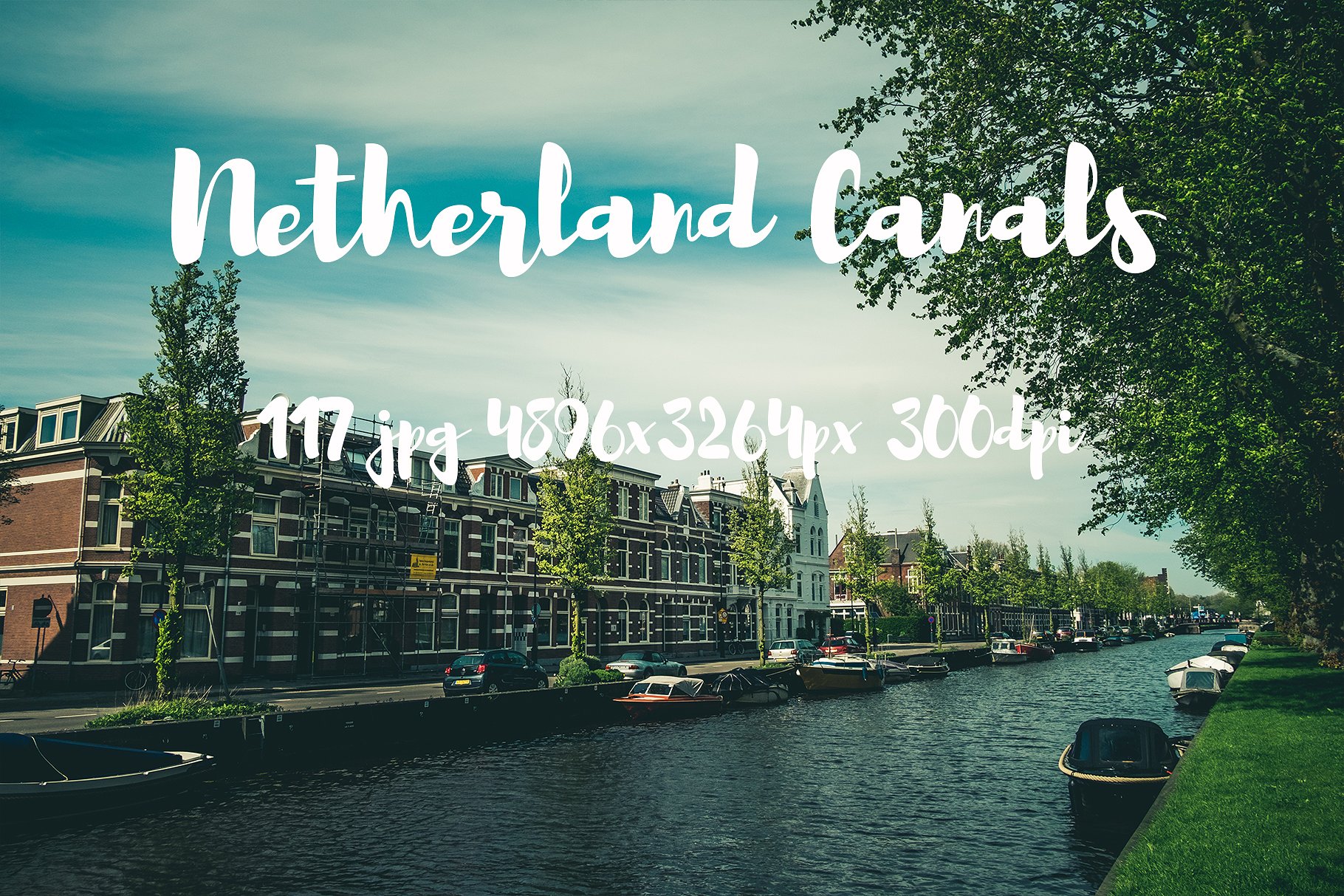 Netherlands canals photo pack