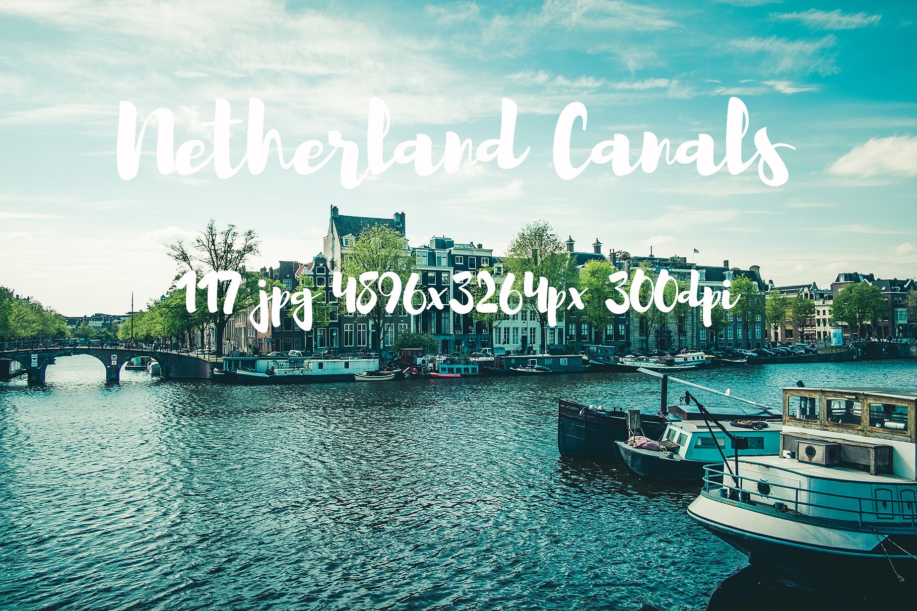 Netherlands canals photo pack