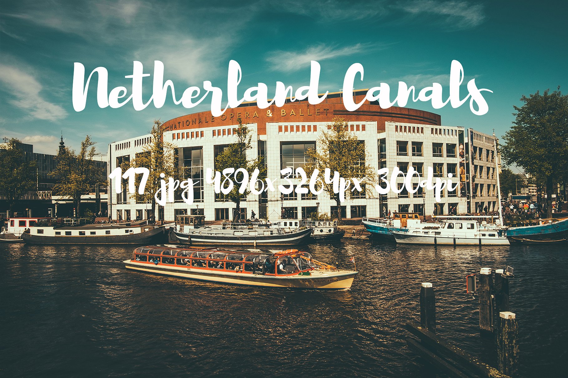 Netherlands canals photo pack