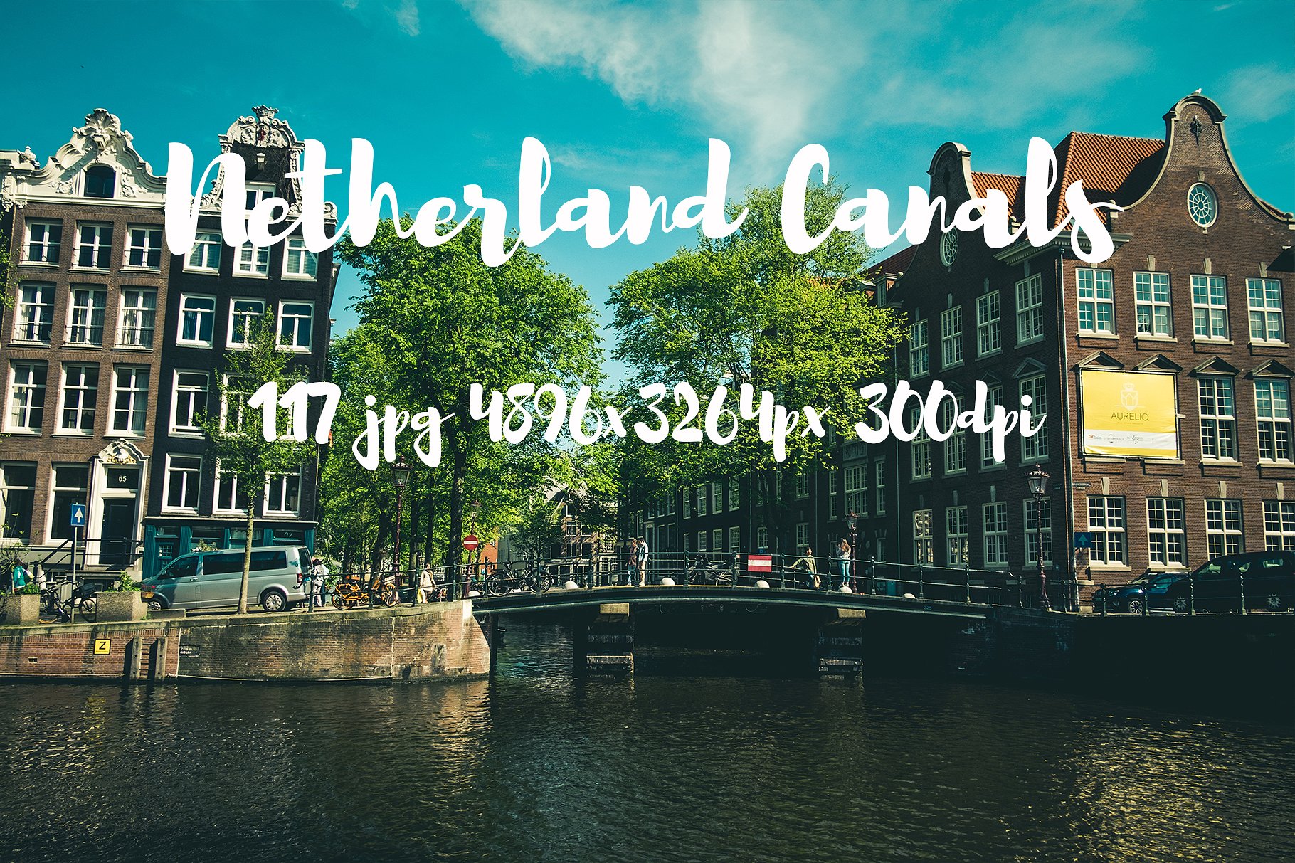 Netherlands canals photo pack