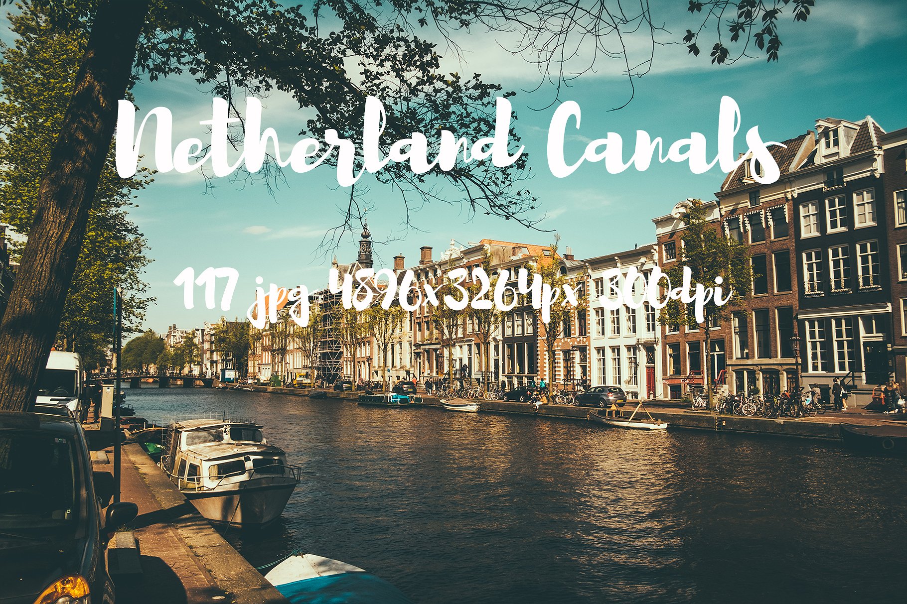 Netherlands canals photo pack