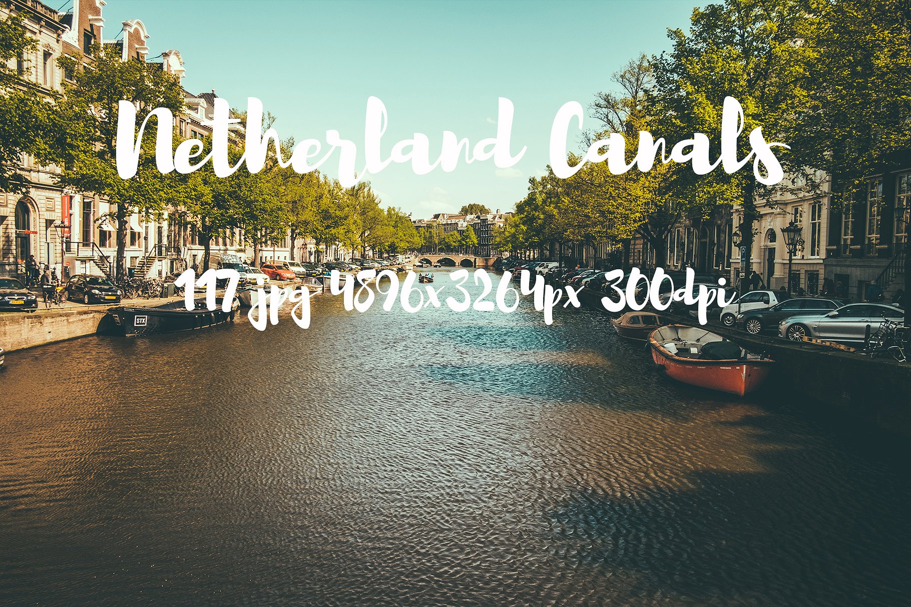 Netherlands canals photo pack