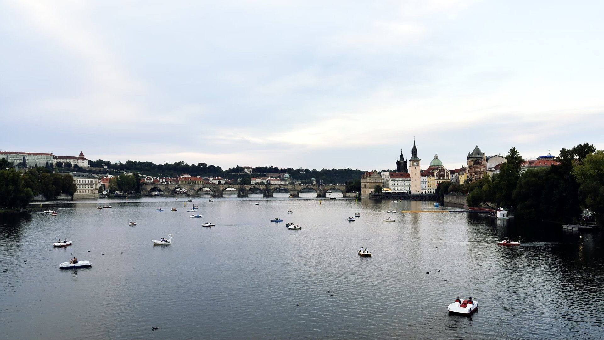 Sunset on Prague