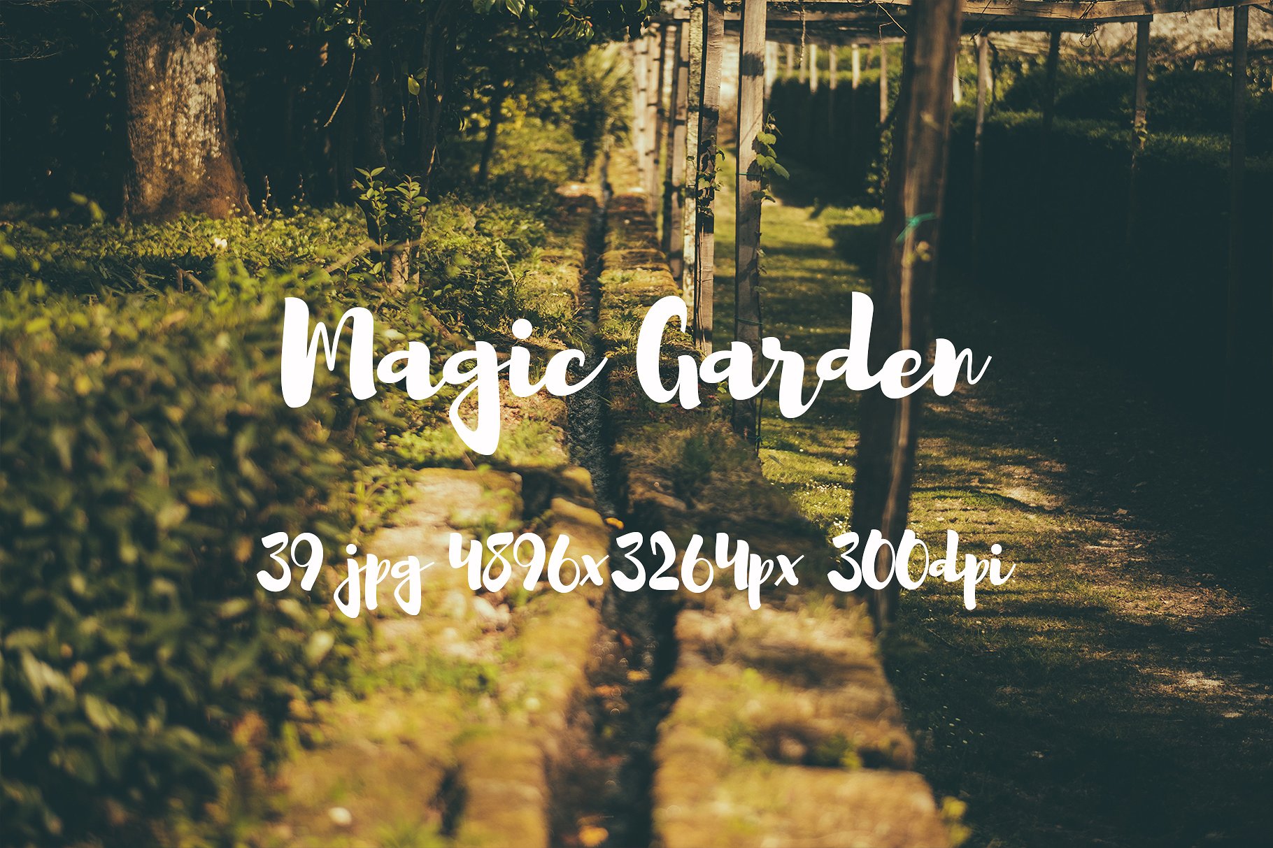 Magic Garden photo pack