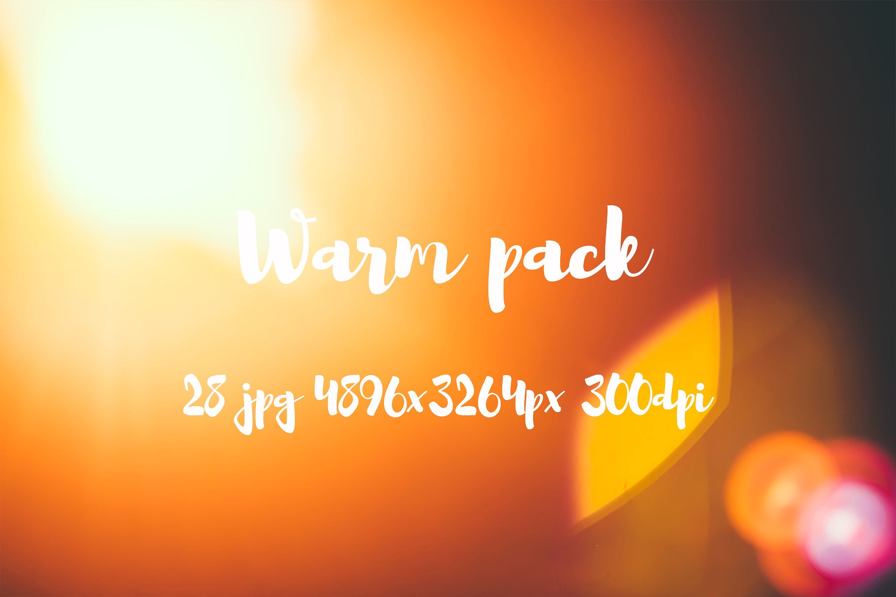 Warm backgrounds pack