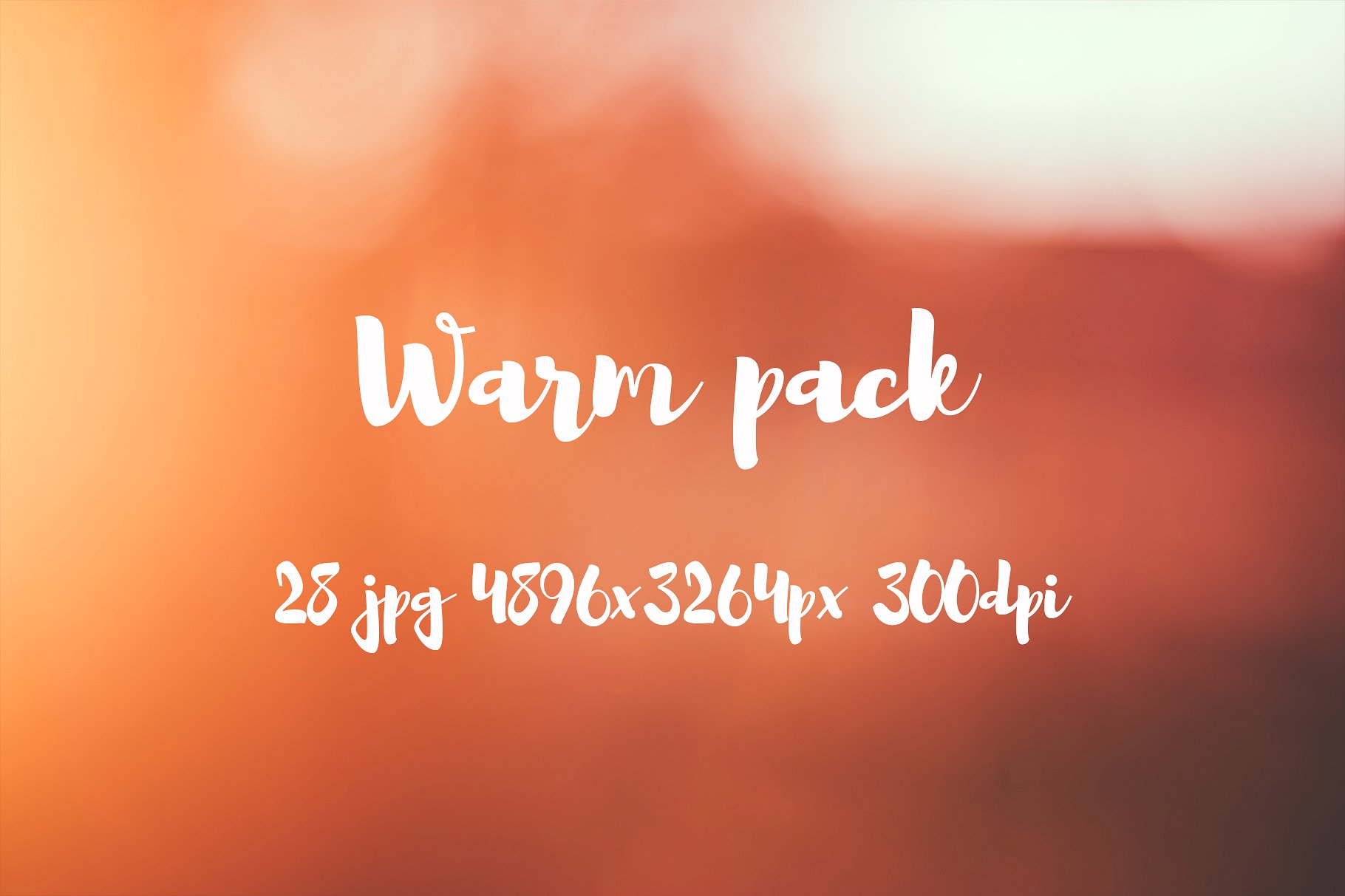 Warm backgrounds pack