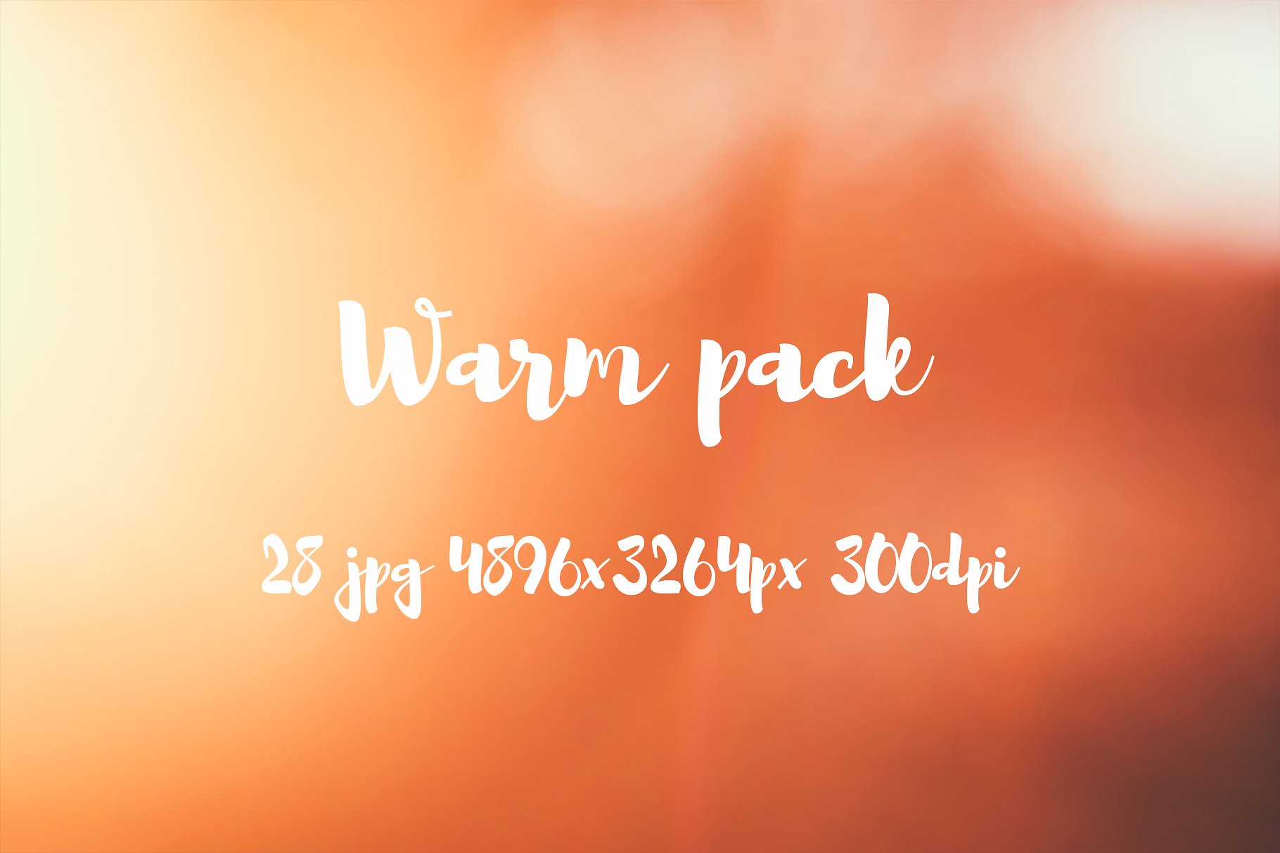 Warm backgrounds pack