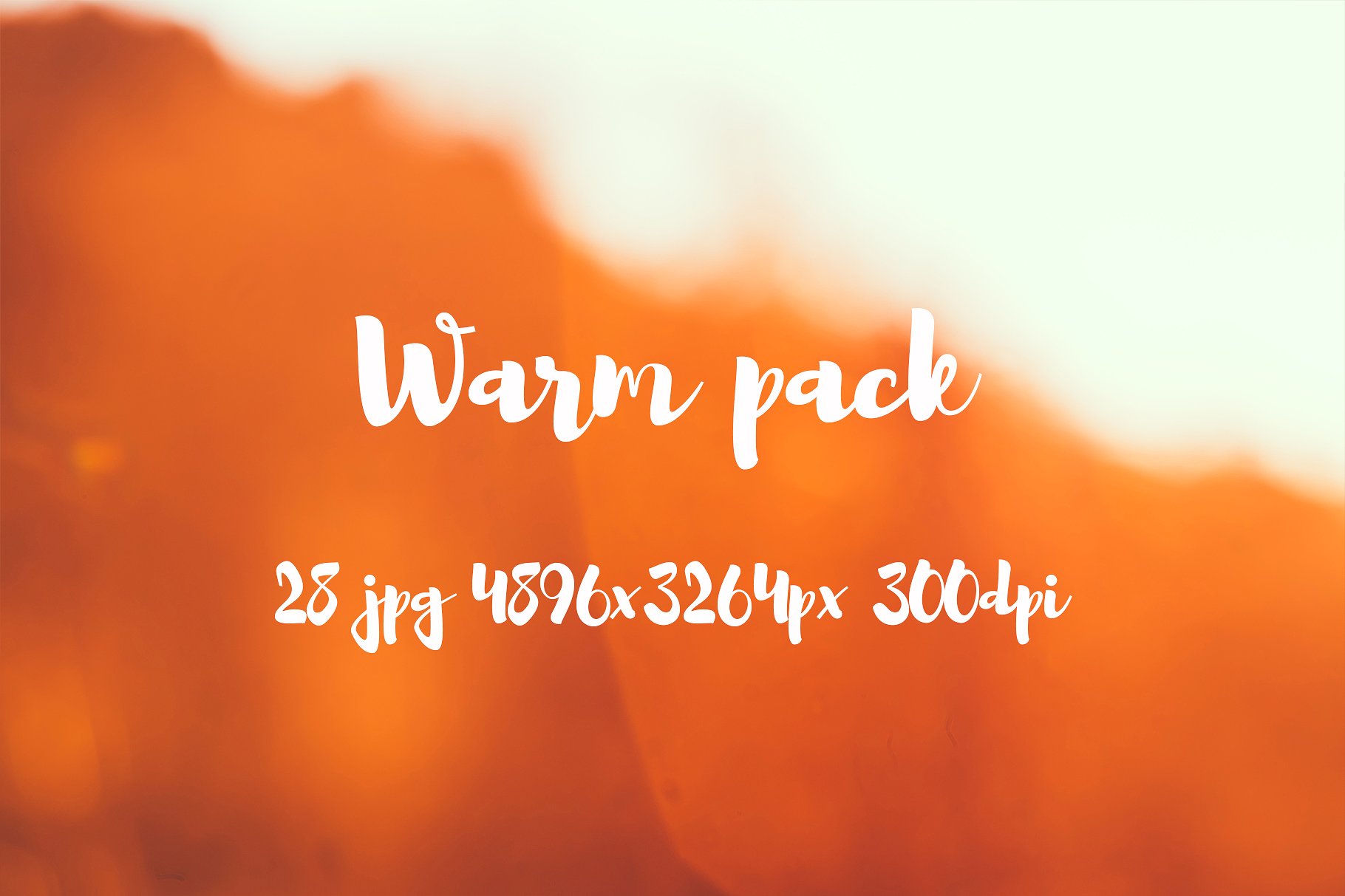 Warm backgrounds pack