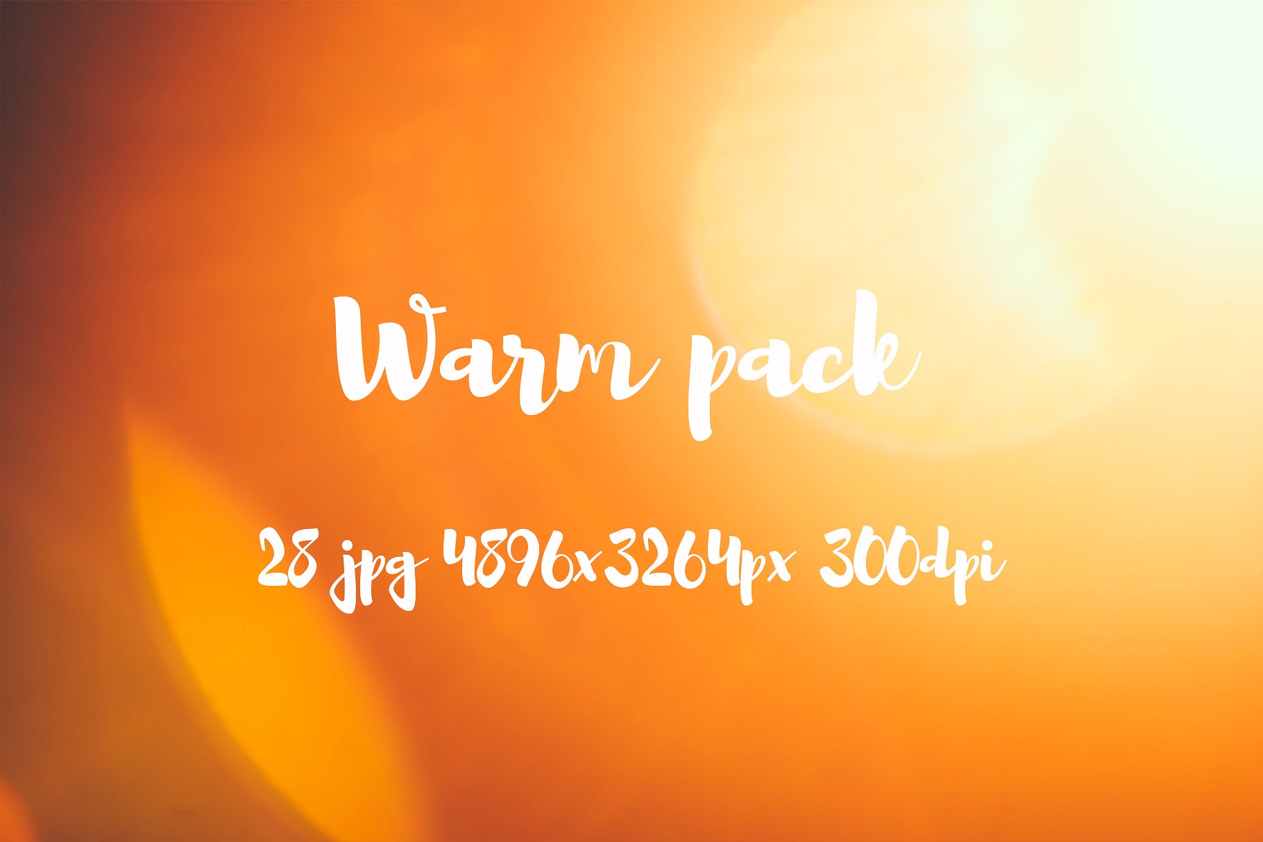 Warm backgrounds pack