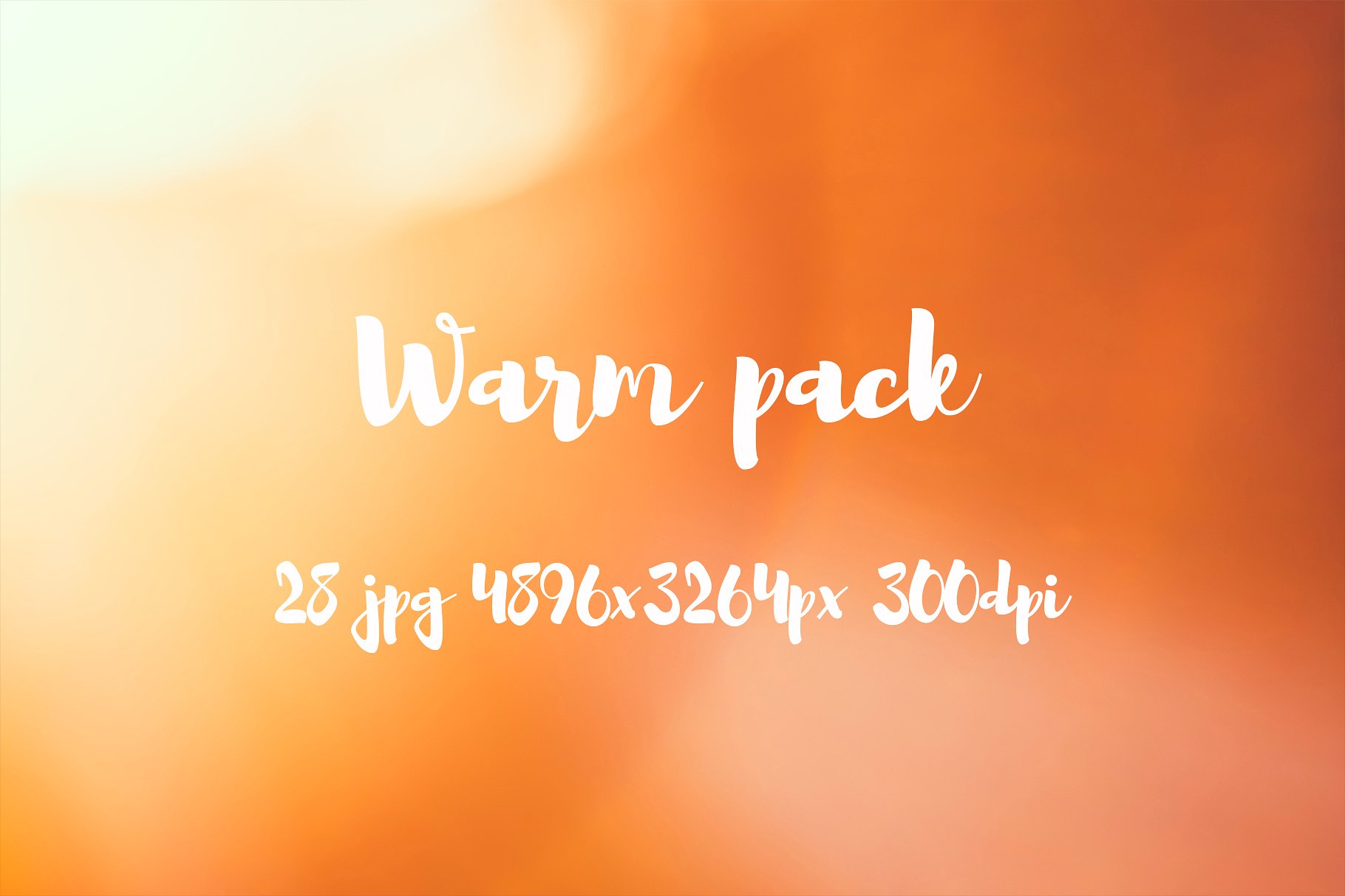 Warm backgrounds pack