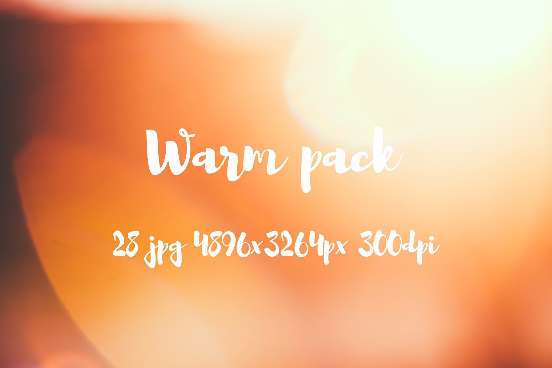 Warm backgrounds pack