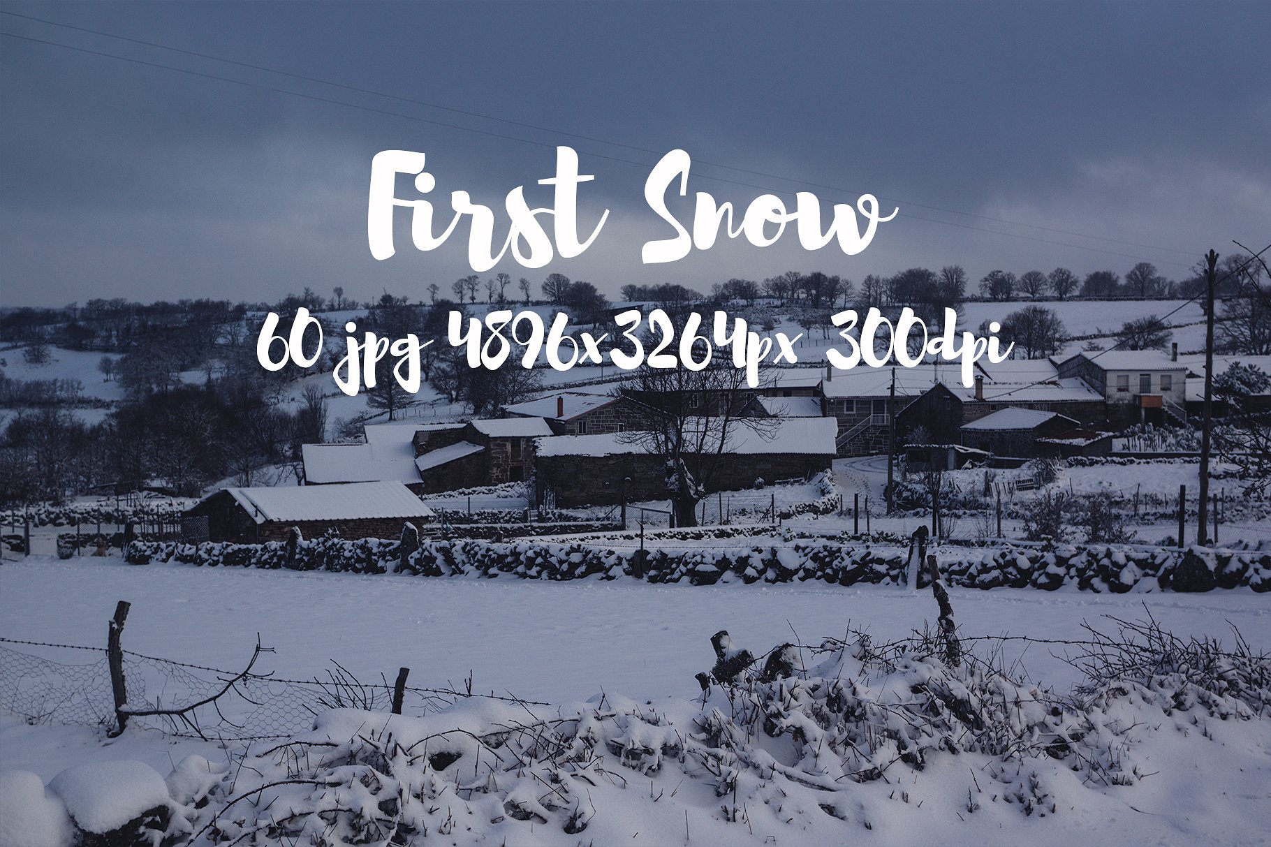 First Snow photo pack