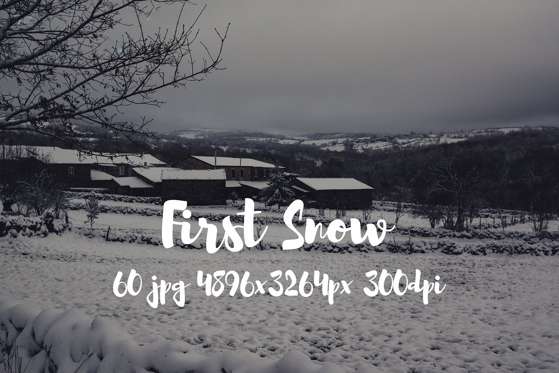 First Snow photo pack