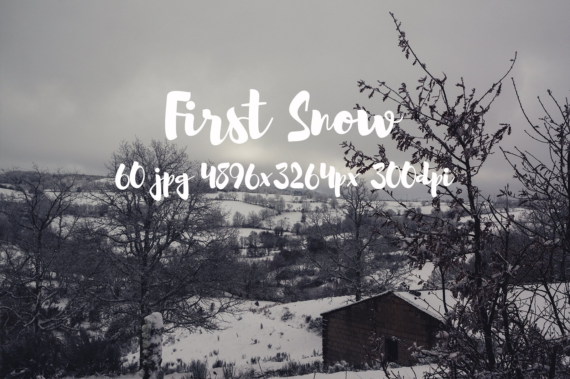 First Snow photo pack