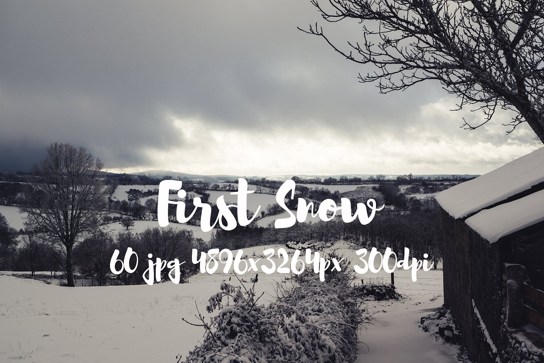 First Snow photo pack