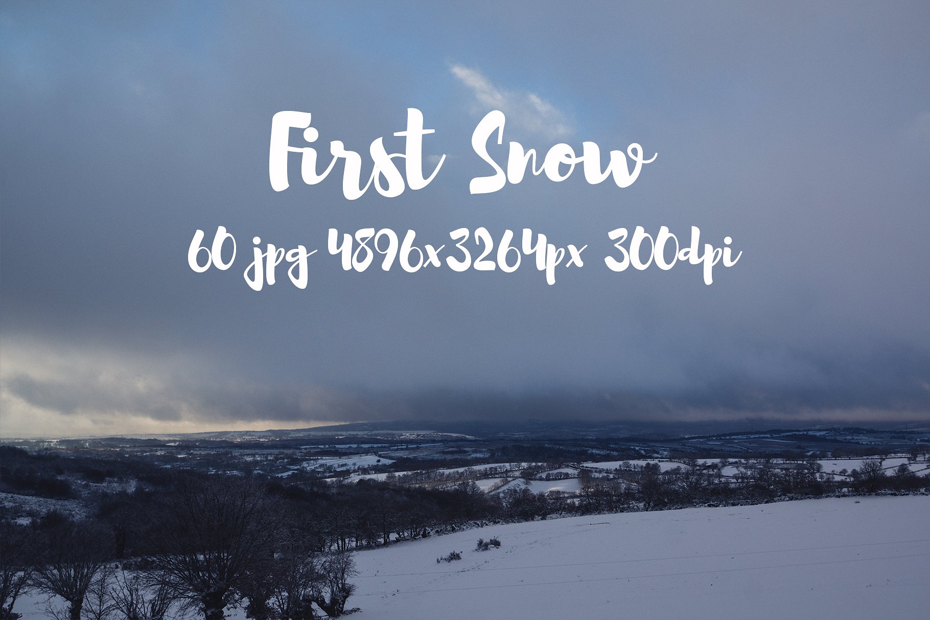 First Snow photo pack