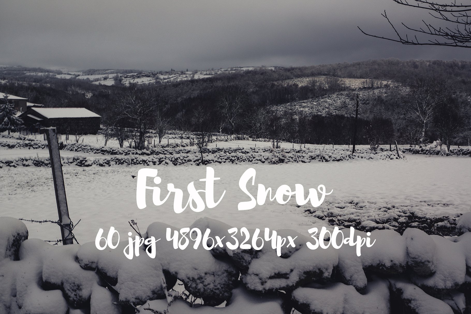 First Snow photo pack