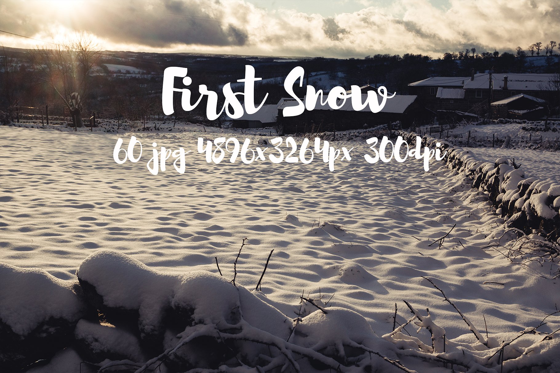 First Snow photo pack