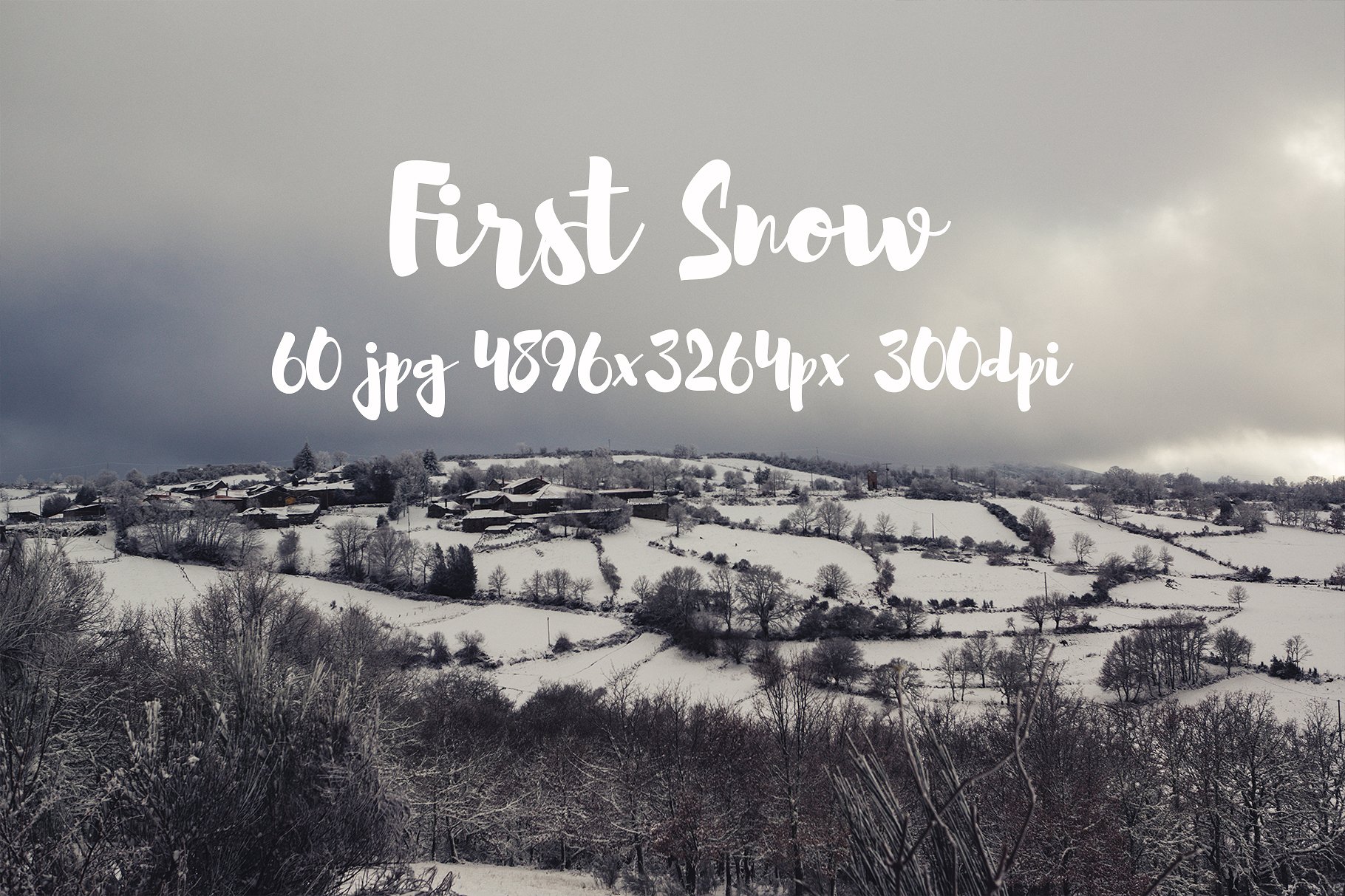 First Snow photo pack