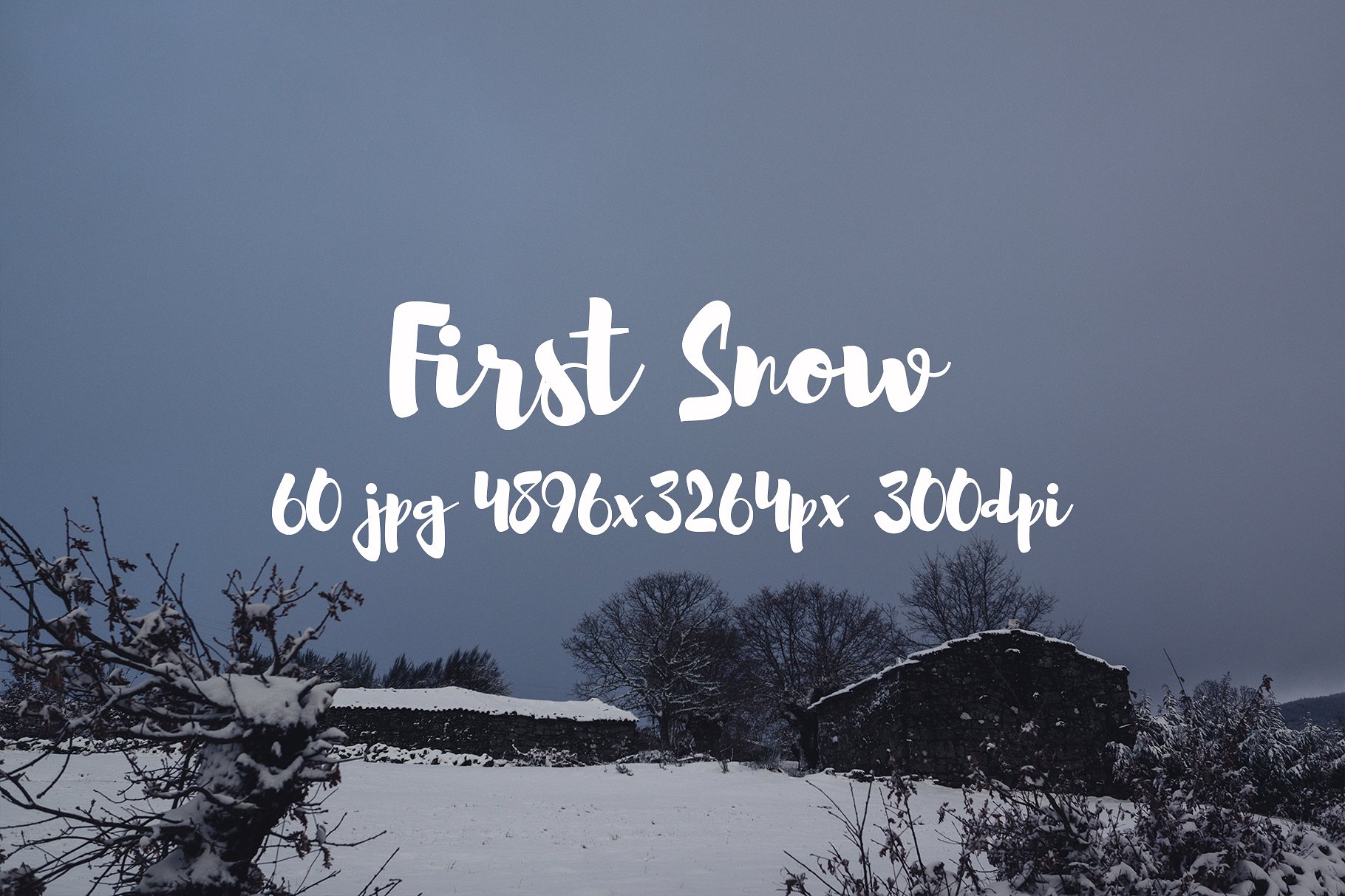 First Snow photo pack