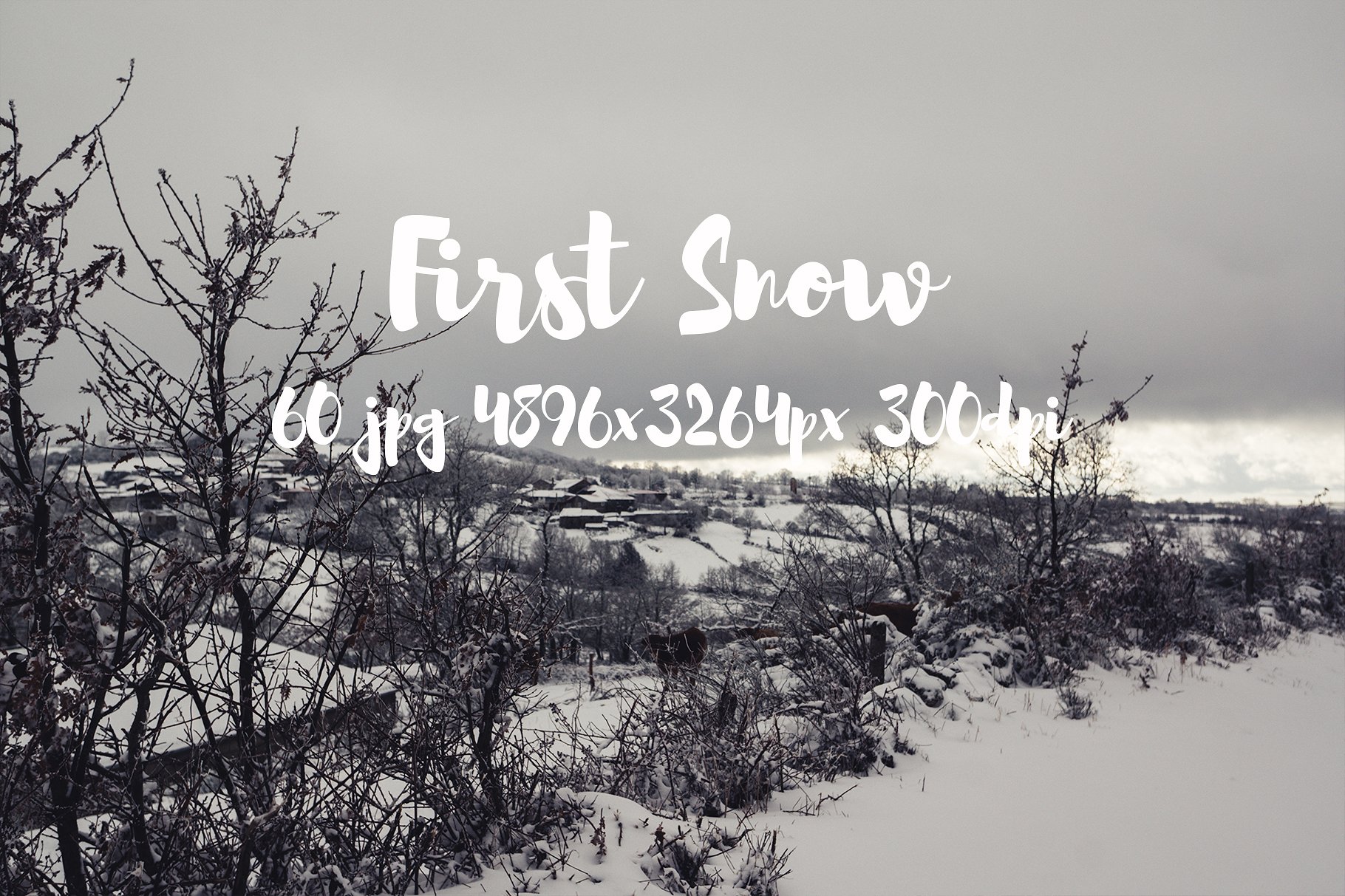 First Snow photo pack