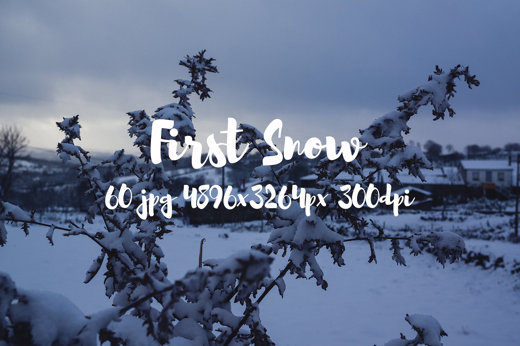 First Snow photo pack