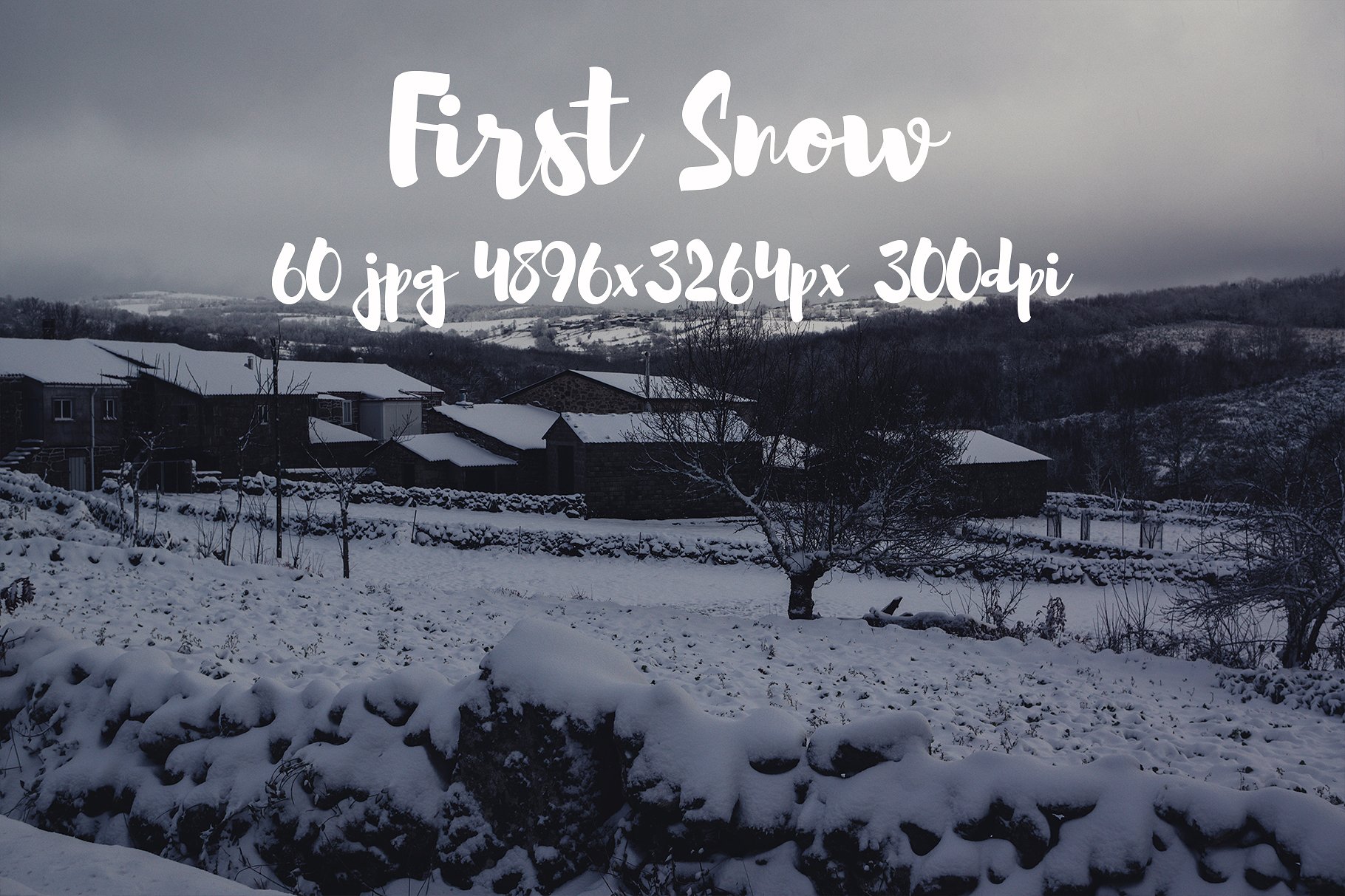 First Snow photo pack