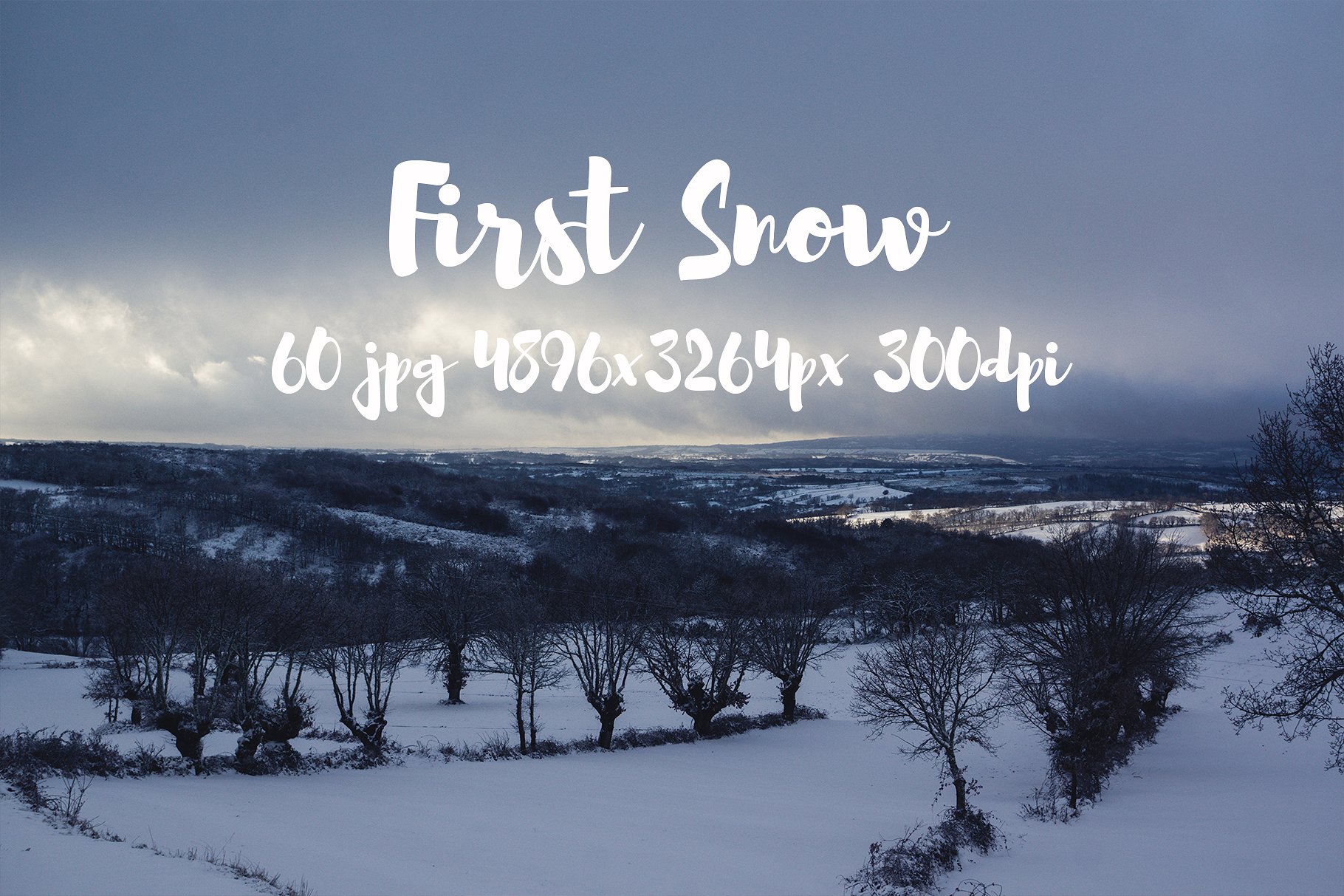 First Snow photo pack