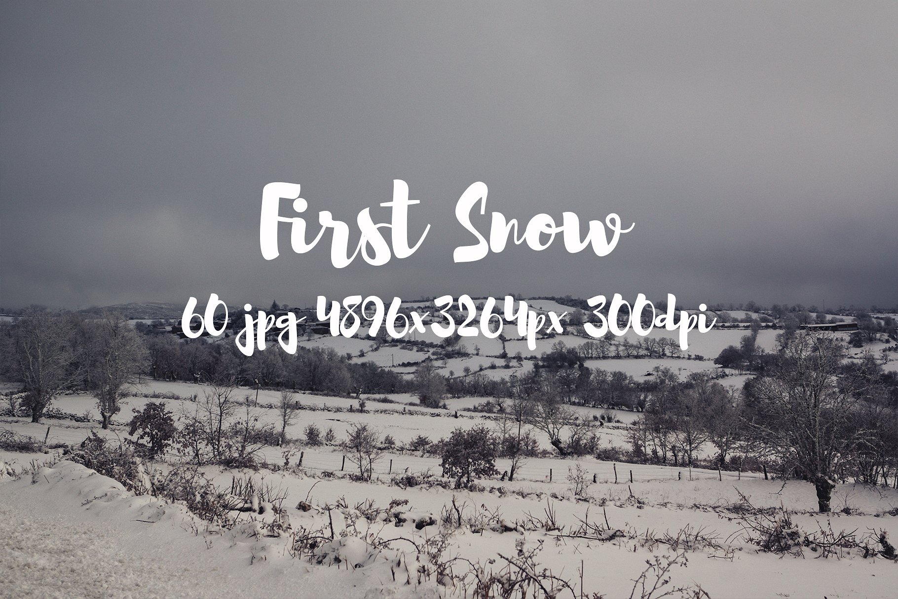 First Snow photo pack