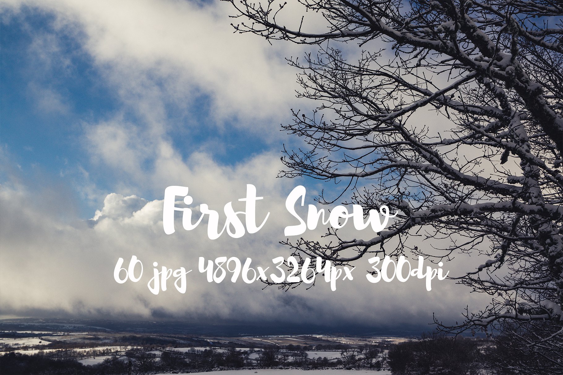 First Snow photo pack