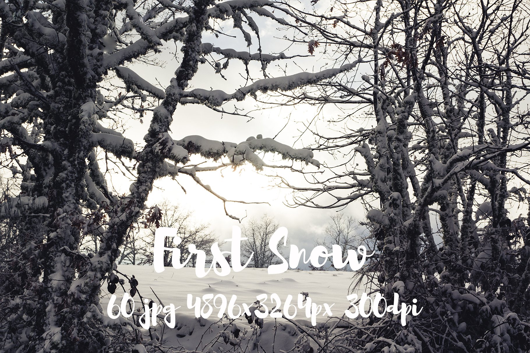 First Snow photo pack