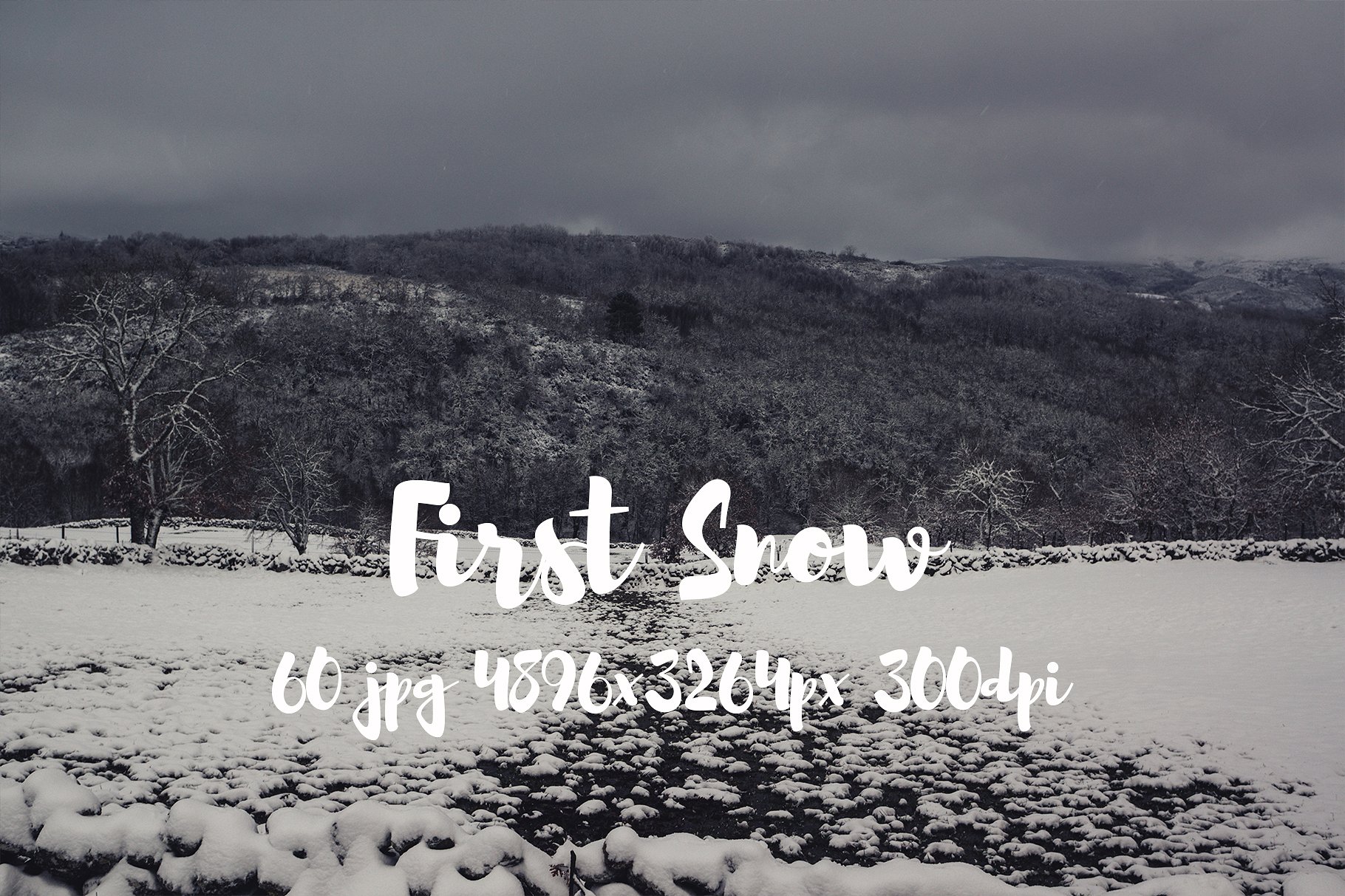 First Snow photo pack