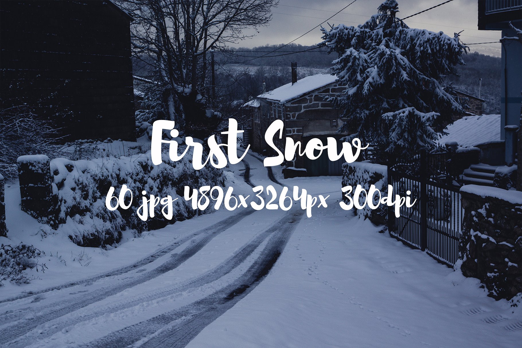 First Snow photo pack