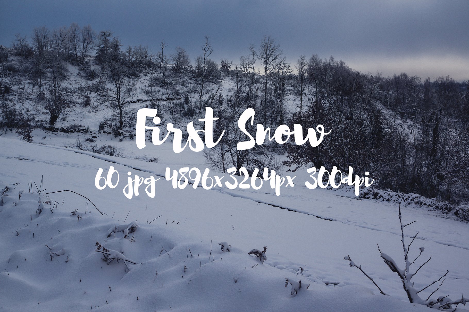 First Snow photo pack