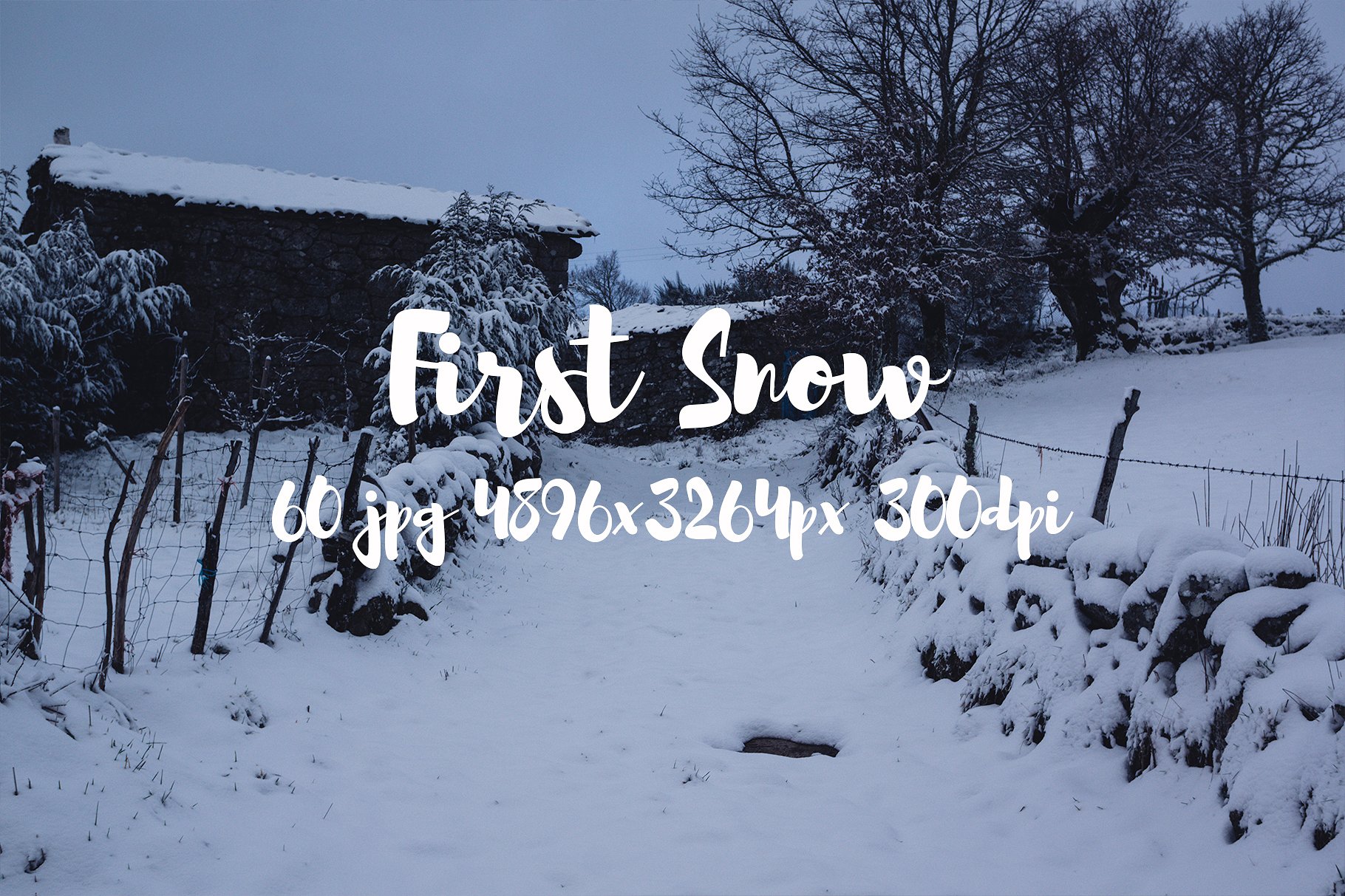 First Snow photo pack