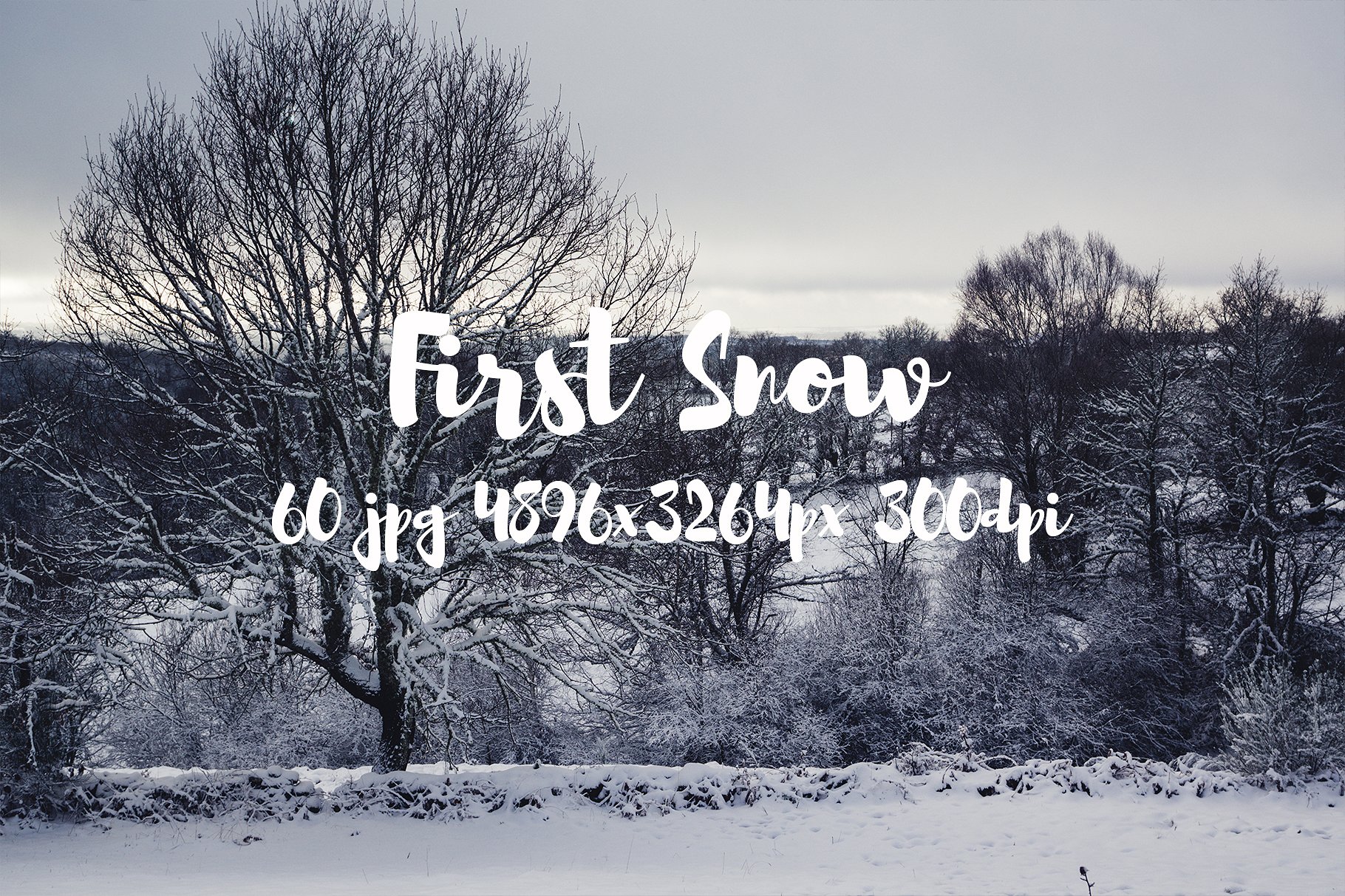 First Snow photo pack