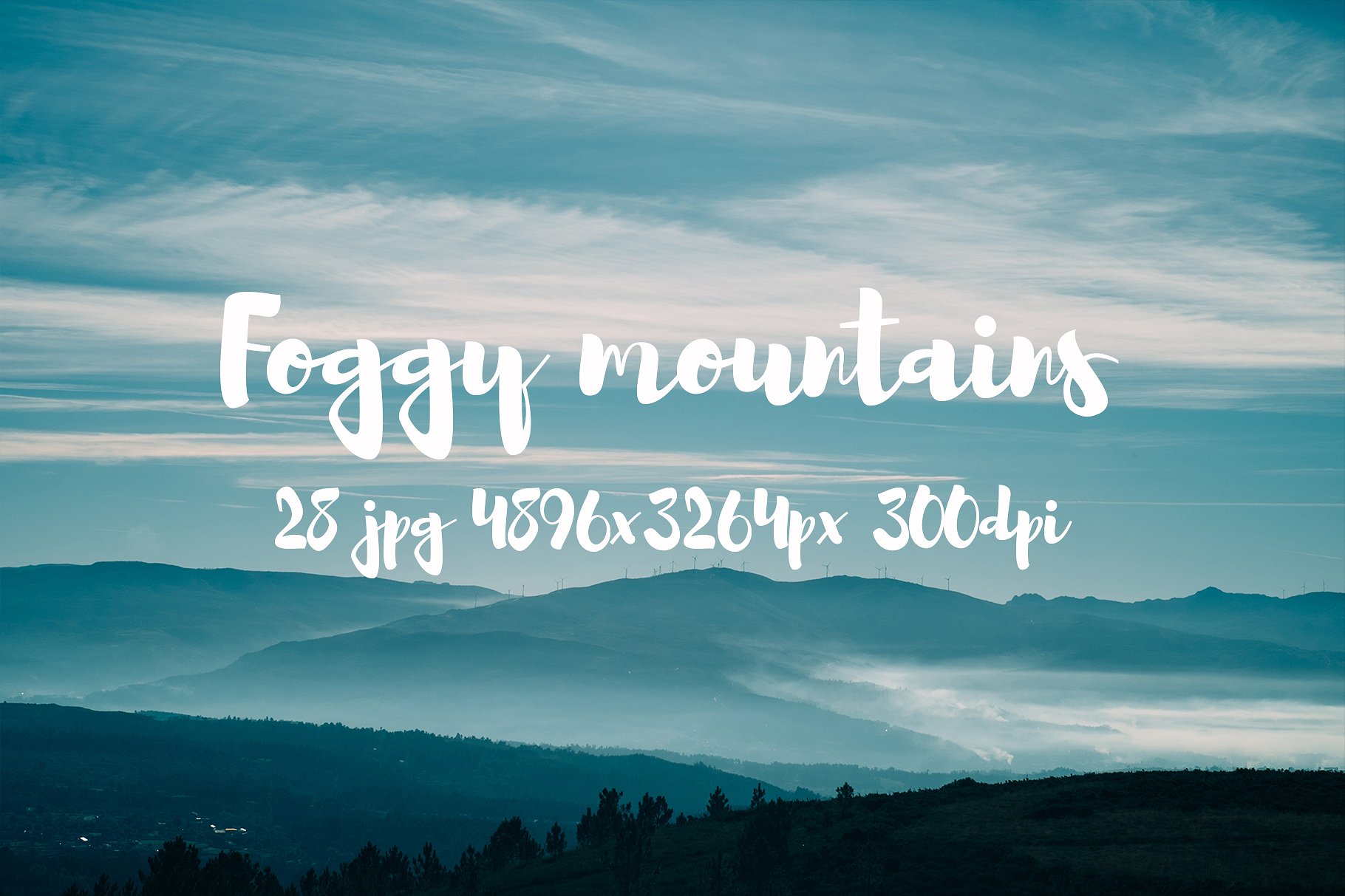 Foggy Mountains photo pack