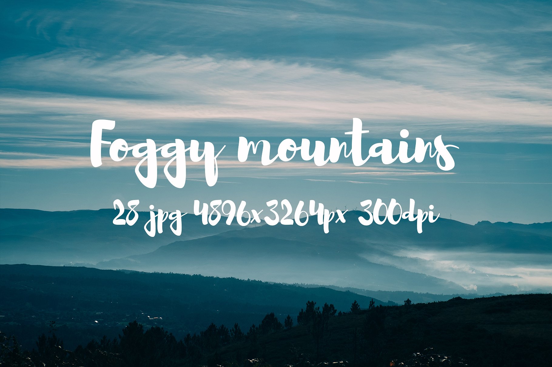 Foggy Mountains photo pack